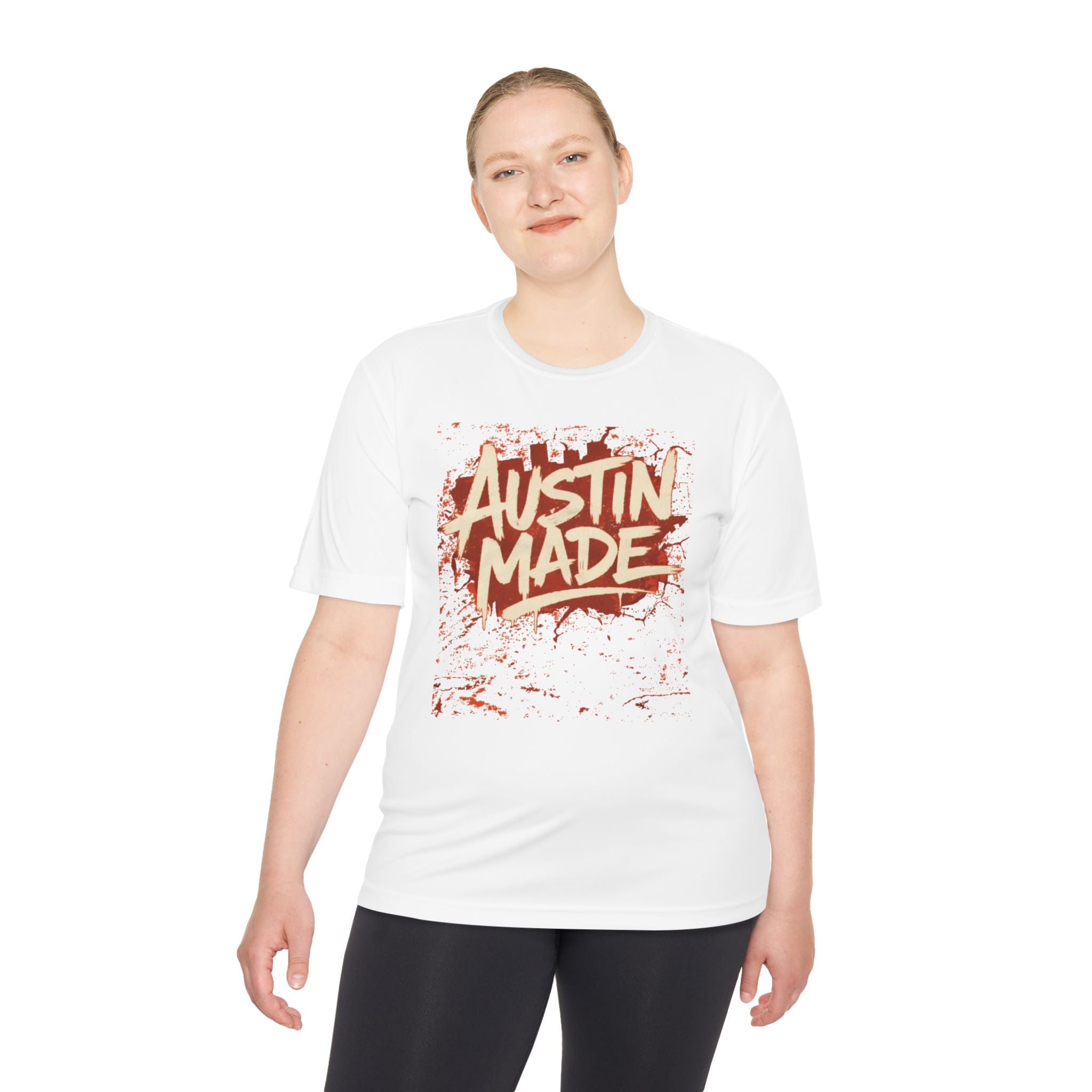 Austin Made Tee — Rustic Brush Script Graphic T‑Shirt