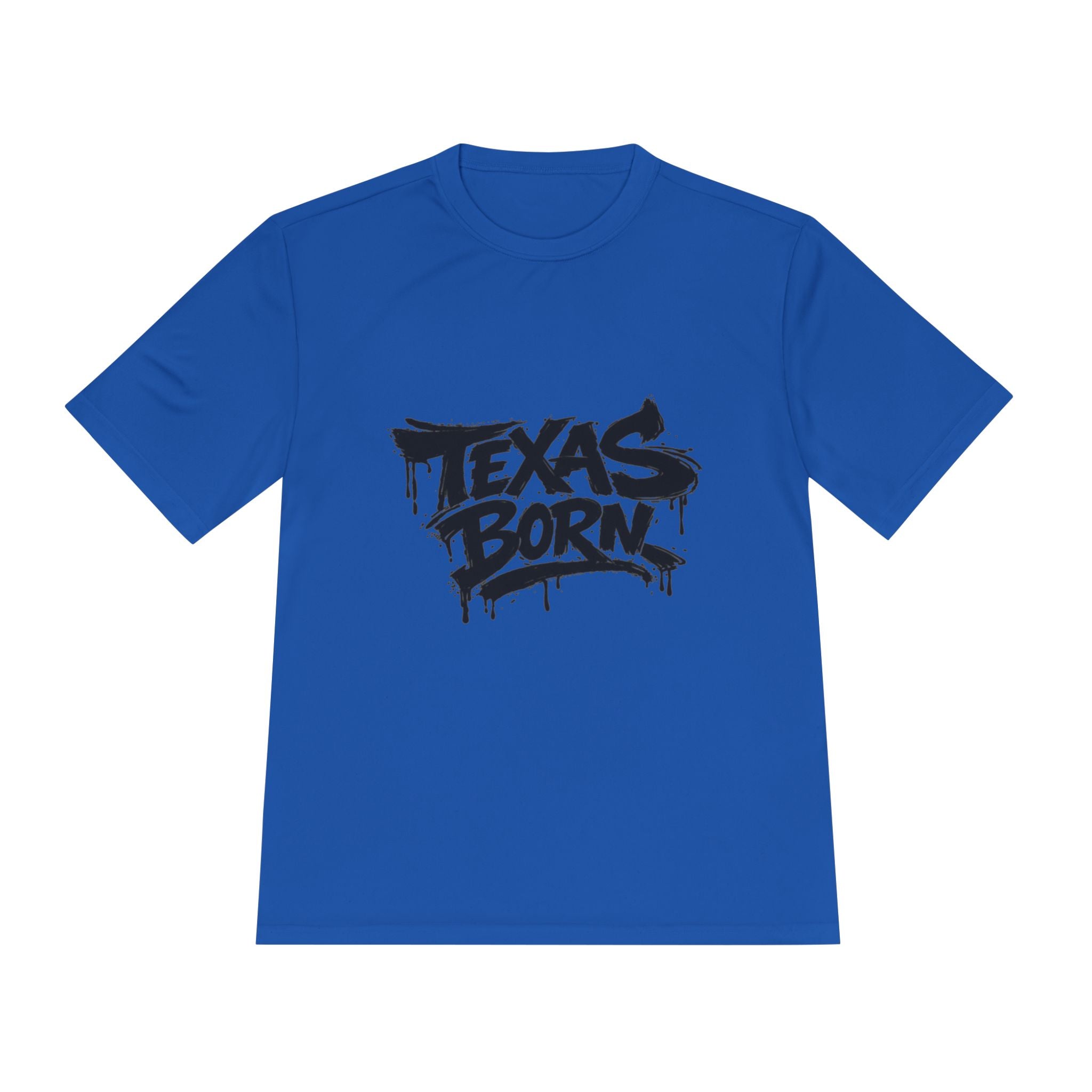 Texas Born Tee — Graffiti Style Texas Pride Moisture-Wicking Shirt