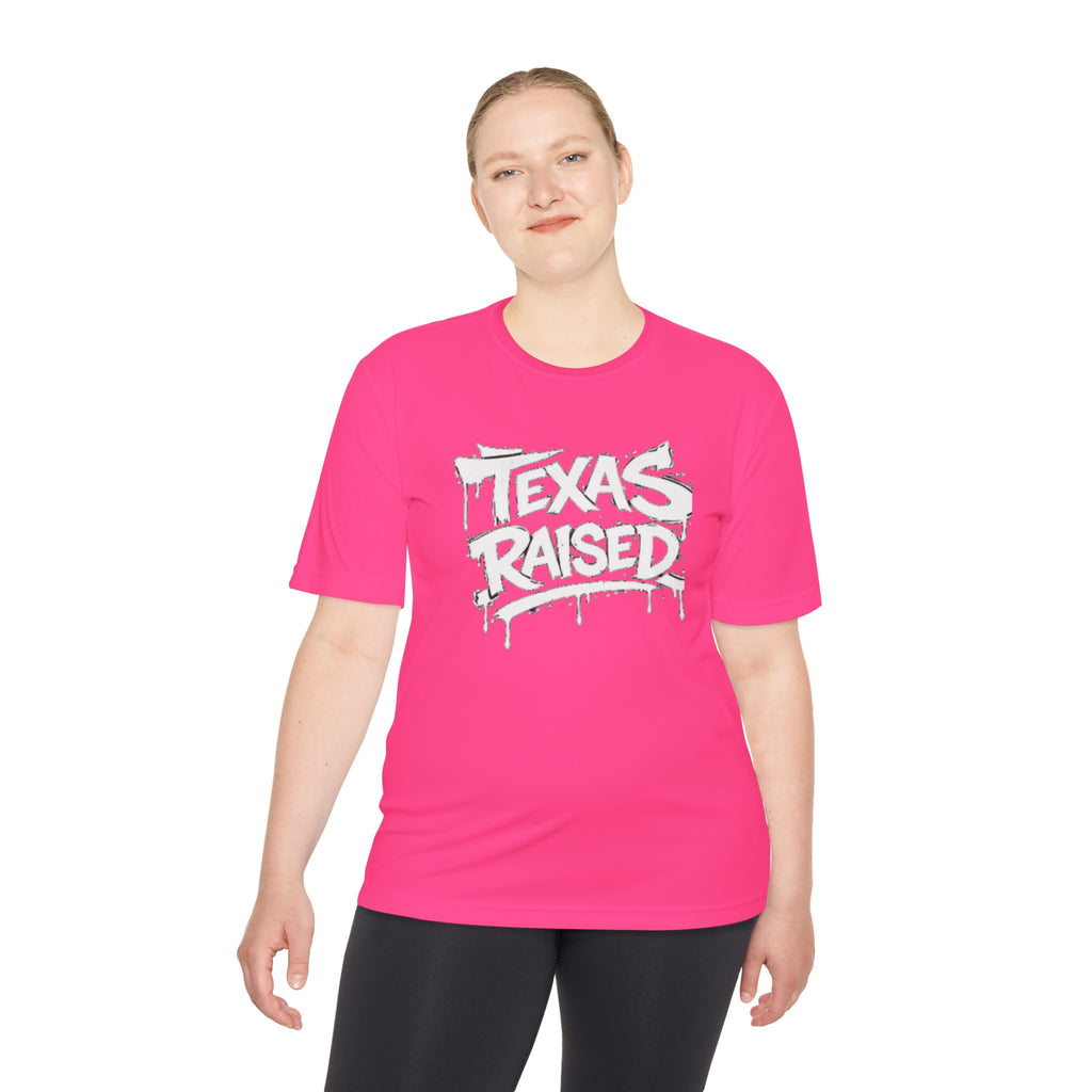 Texas Raised Tee — Graphic Moisture-Wicking Shirt
