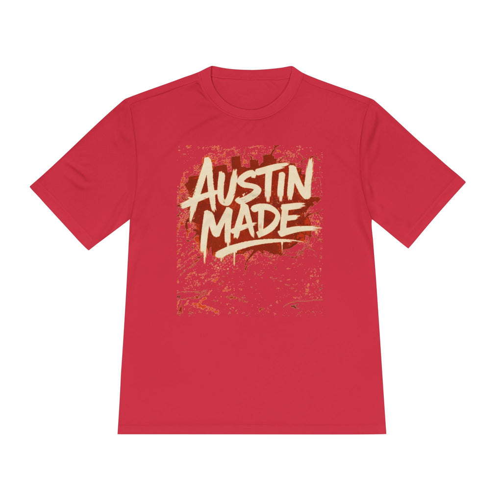 Austin Made Tee — Rustic Brush Script Graphic T‑Shirt