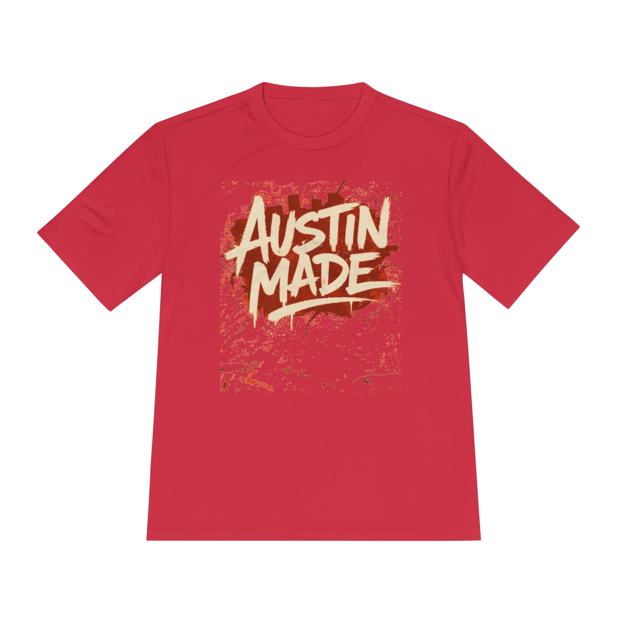 Austin Made Tee — Rustic Brush Script Graphic T‑Shirt