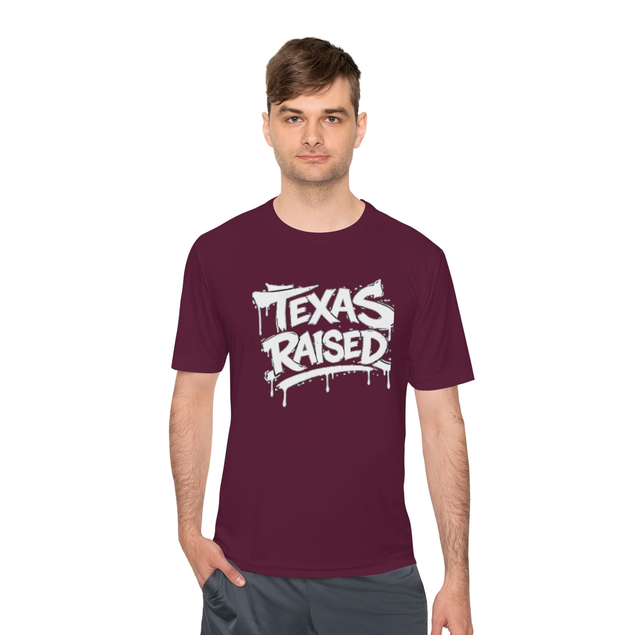 Texas Raised Tee — Graphic Moisture-Wicking Shirt