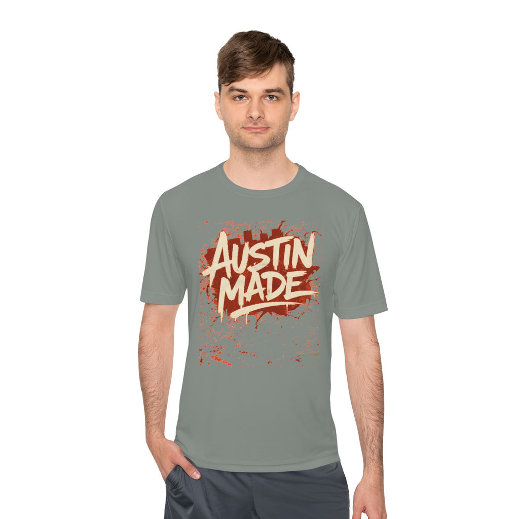 Austin Made Tee — Rustic Brush Script Graphic T‑Shirt