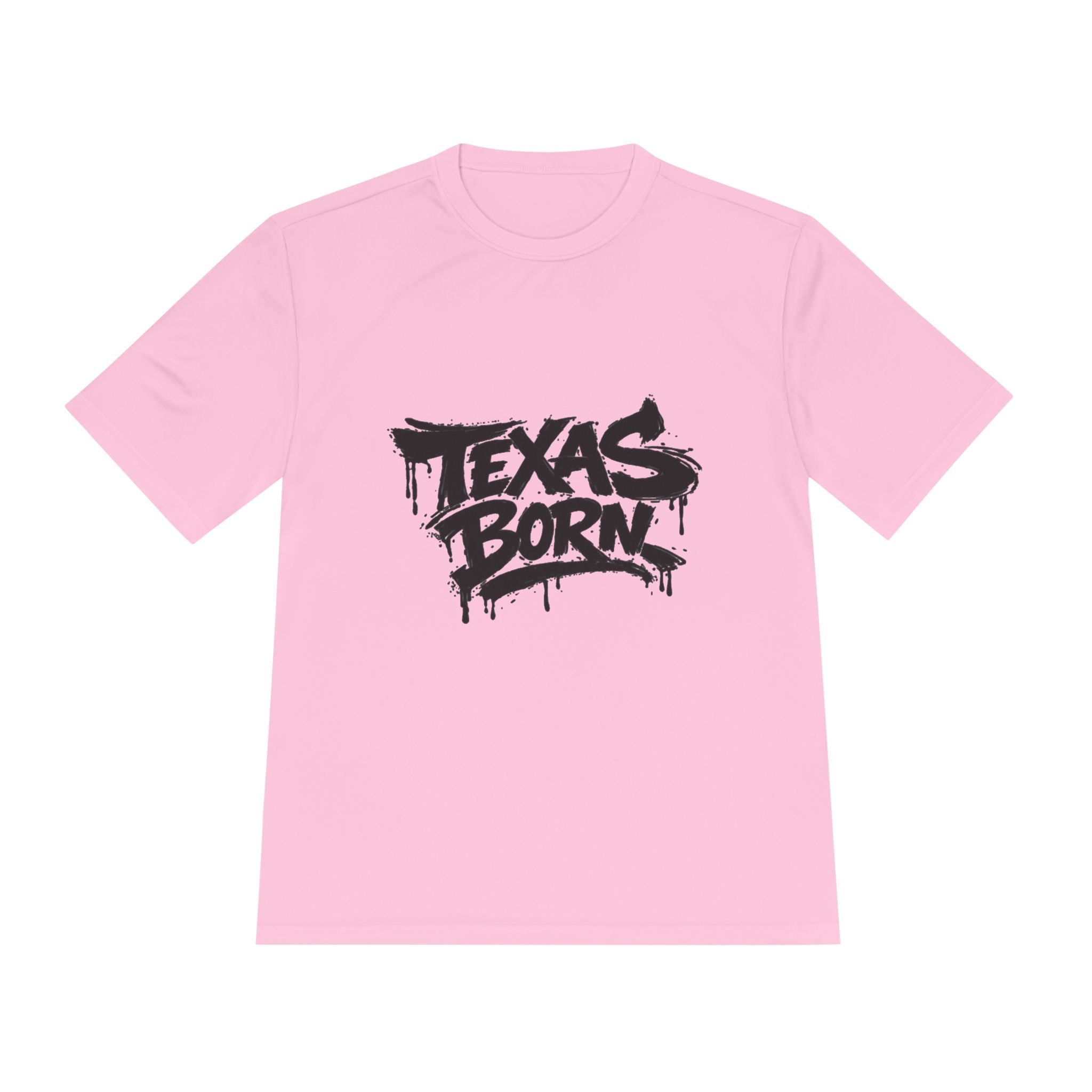Texas Born Tee — Graffiti Style Texas Pride Moisture-Wicking Shirt