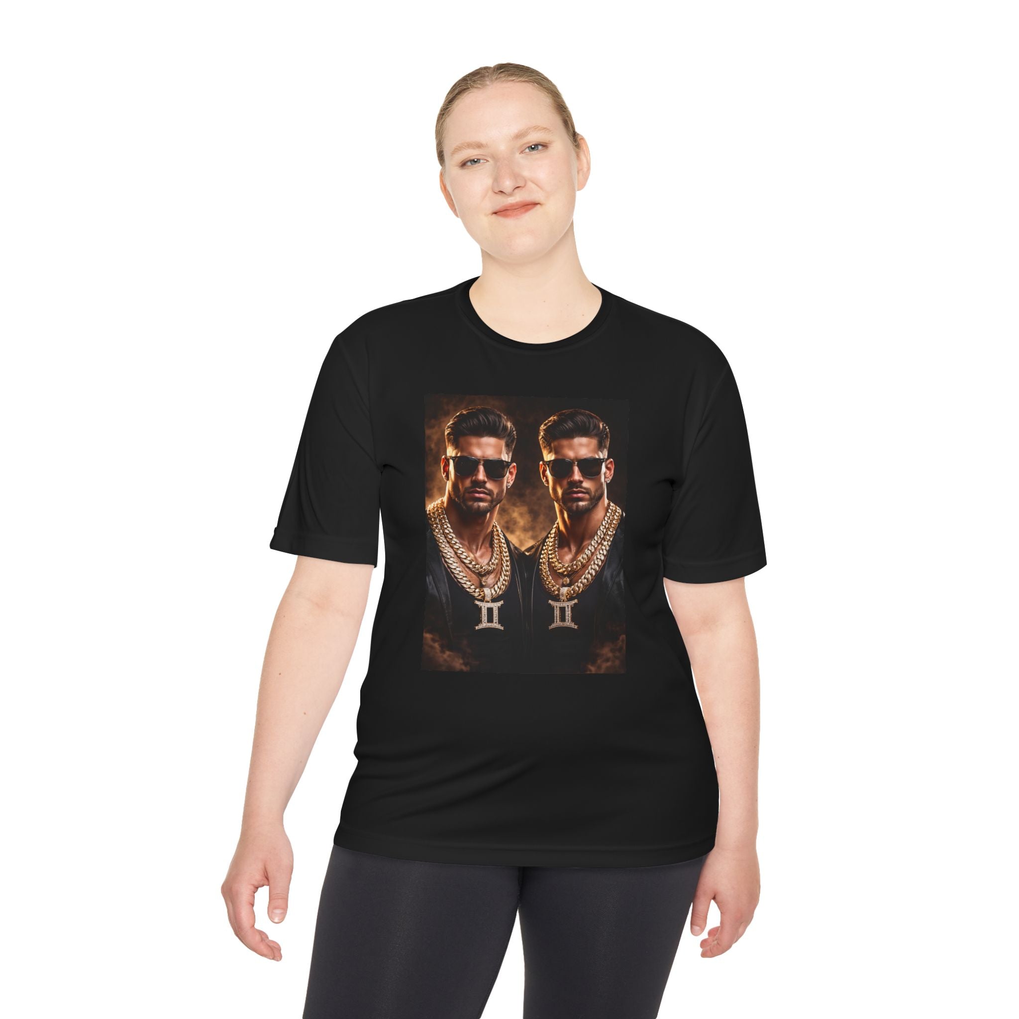 Gemini King Graphic Tee — Dual Portrait Streetwear Tee