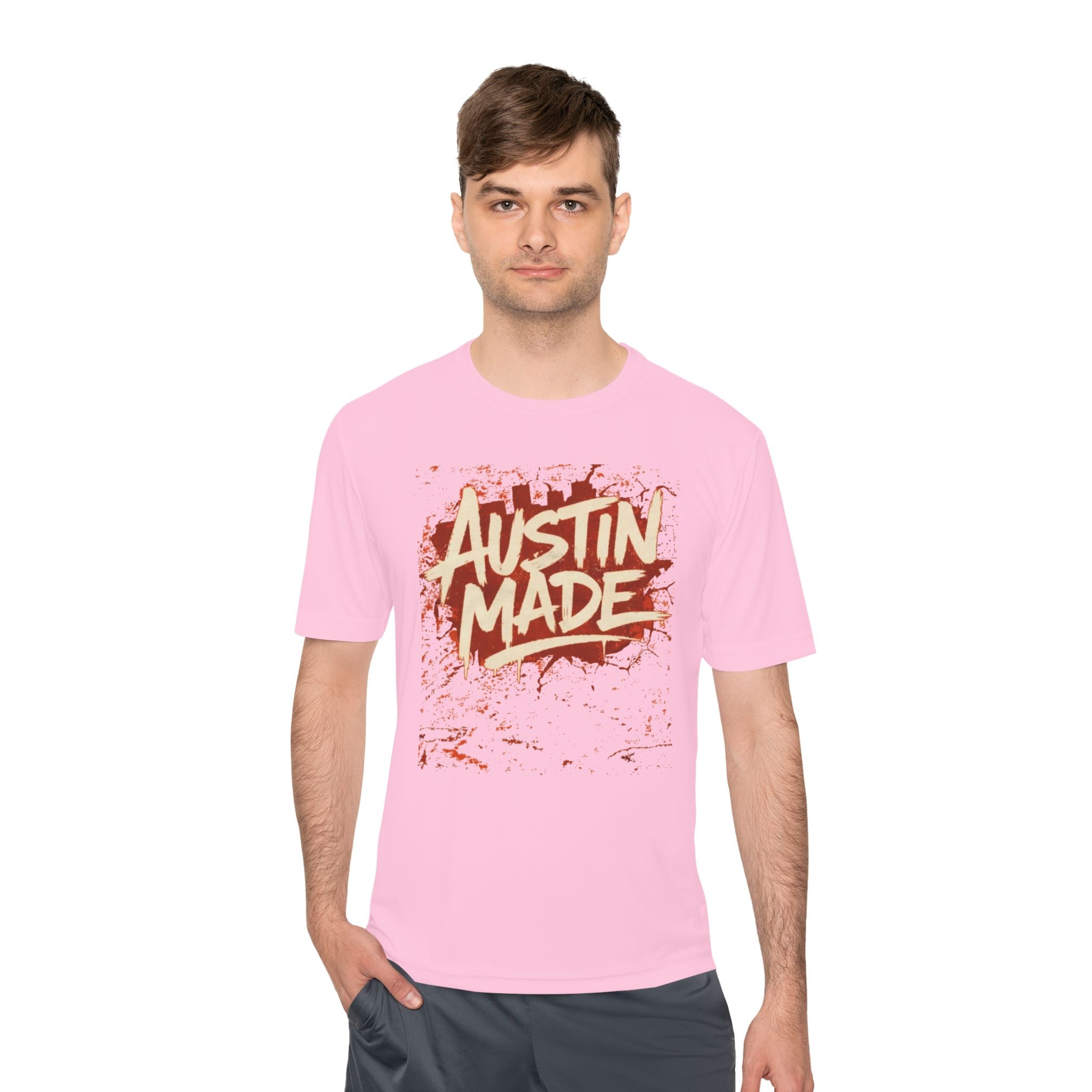 Austin Made Tee — Rustic Brush Script Graphic T‑Shirt