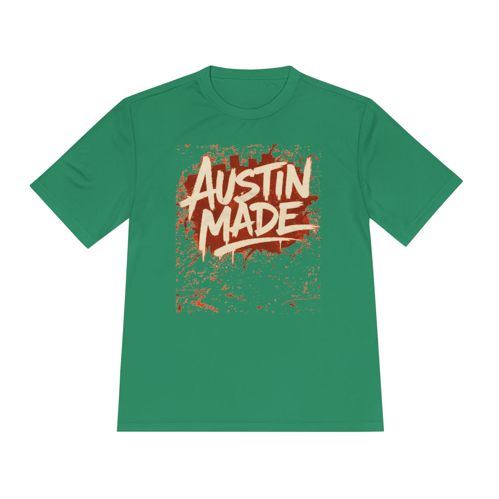 Austin Made Tee — Rustic Brush Script Graphic T‑Shirt