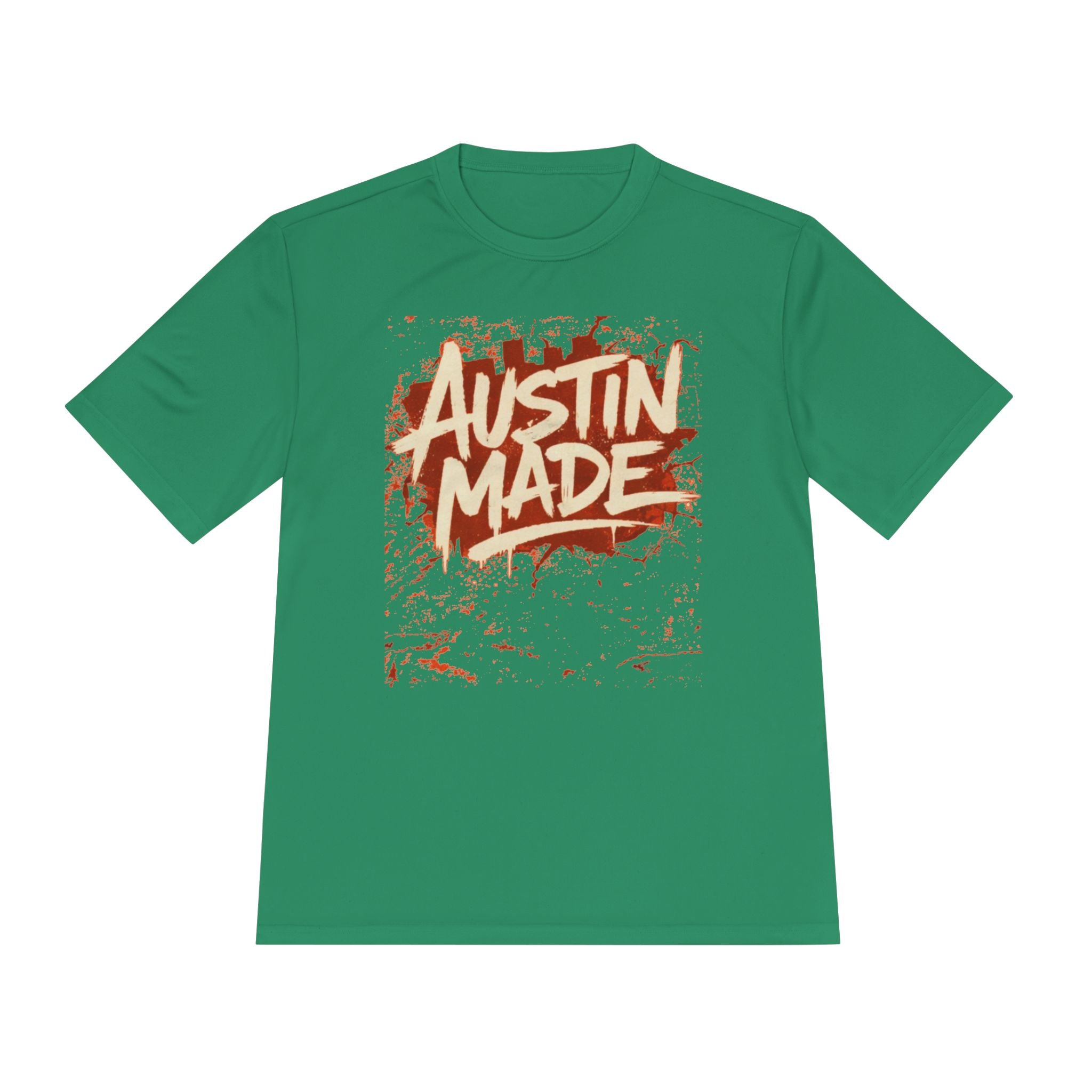 Austin Made Tee — Rustic Brush Script Graphic T‑Shirt