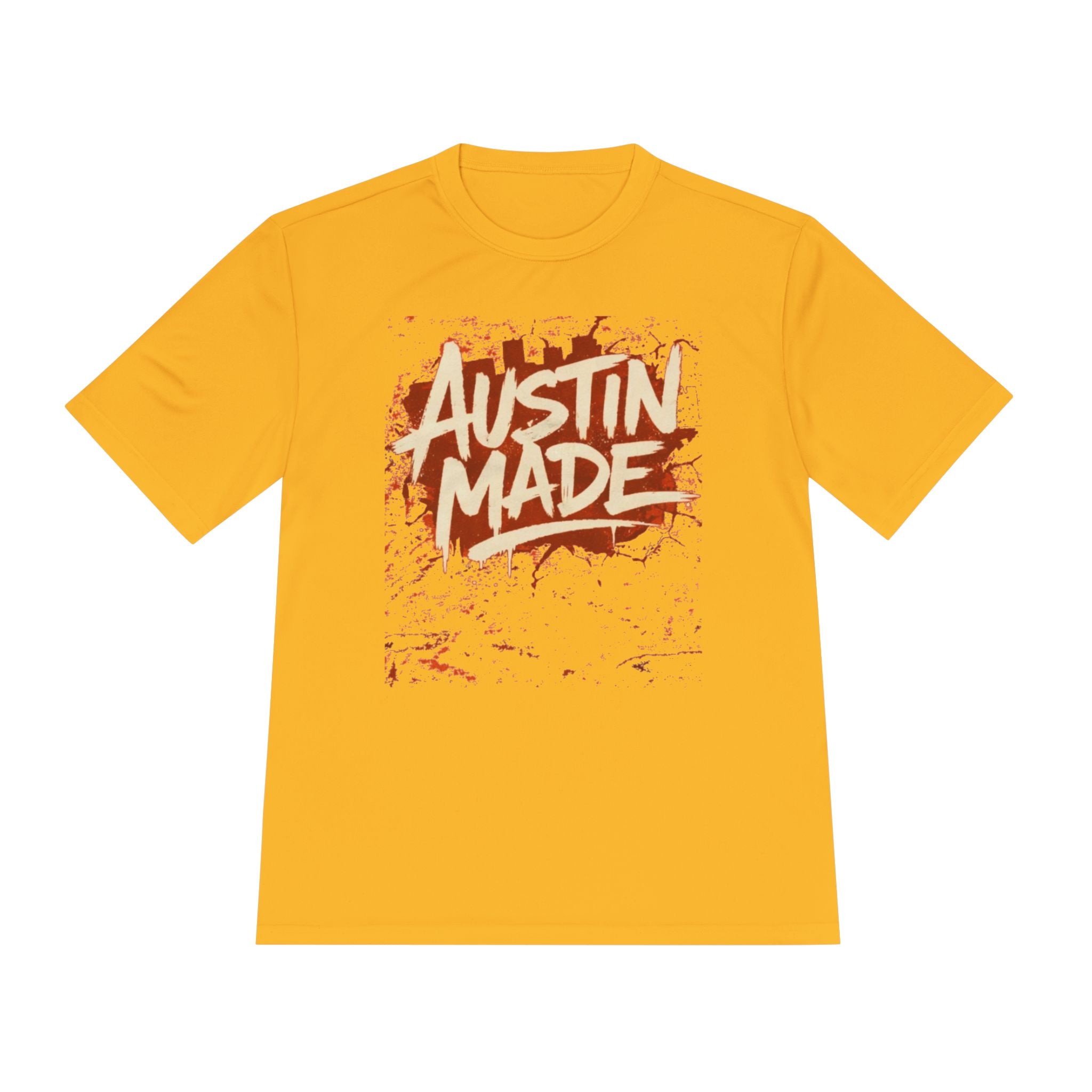 Austin Made Tee — Rustic Brush Script Graphic T‑Shirt