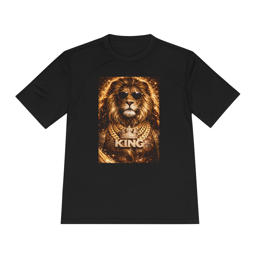 King Lion Graphic Tee — 'KING' Regal Lion Design