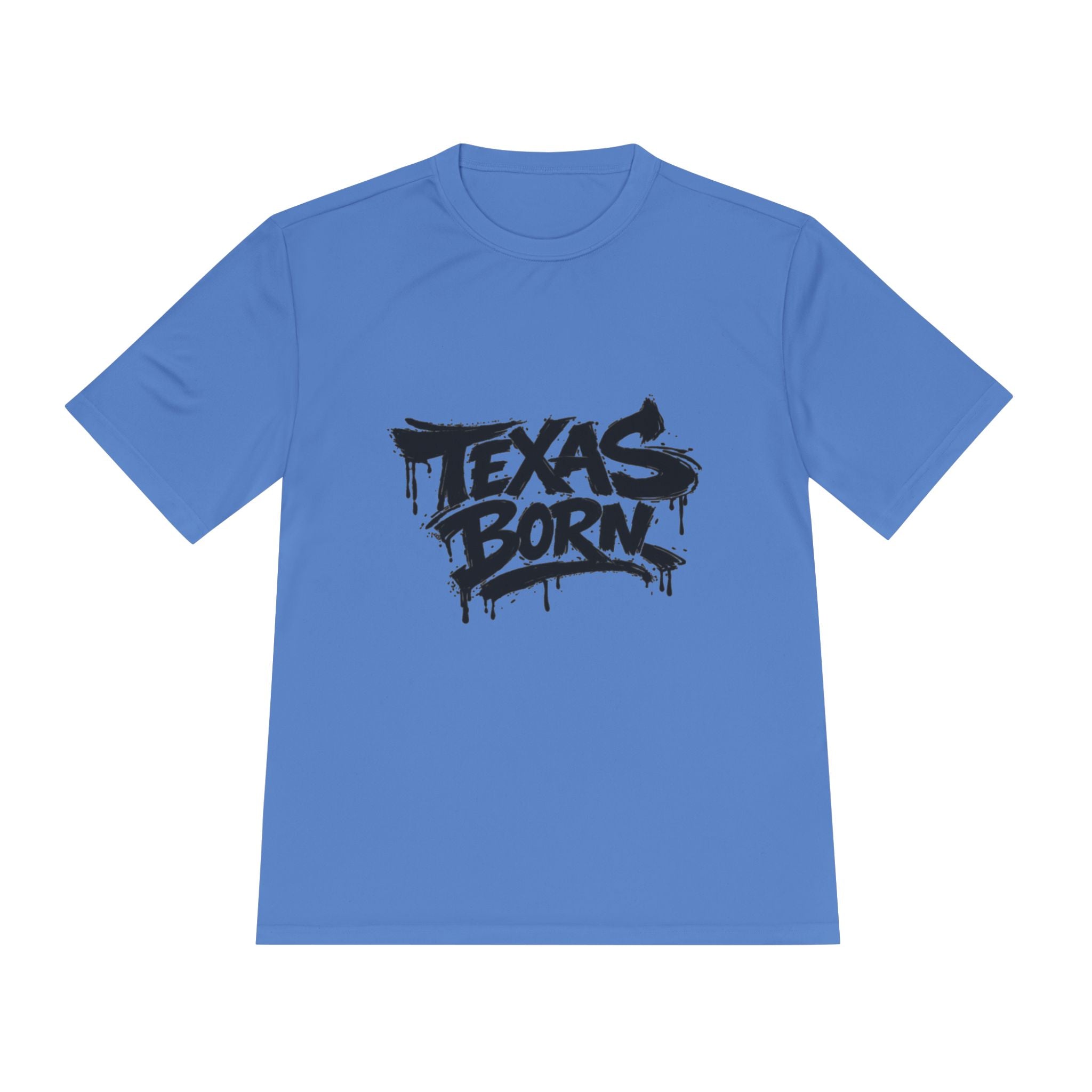 Texas Born Tee — Graffiti Style Texas Pride Moisture-Wicking Shirt