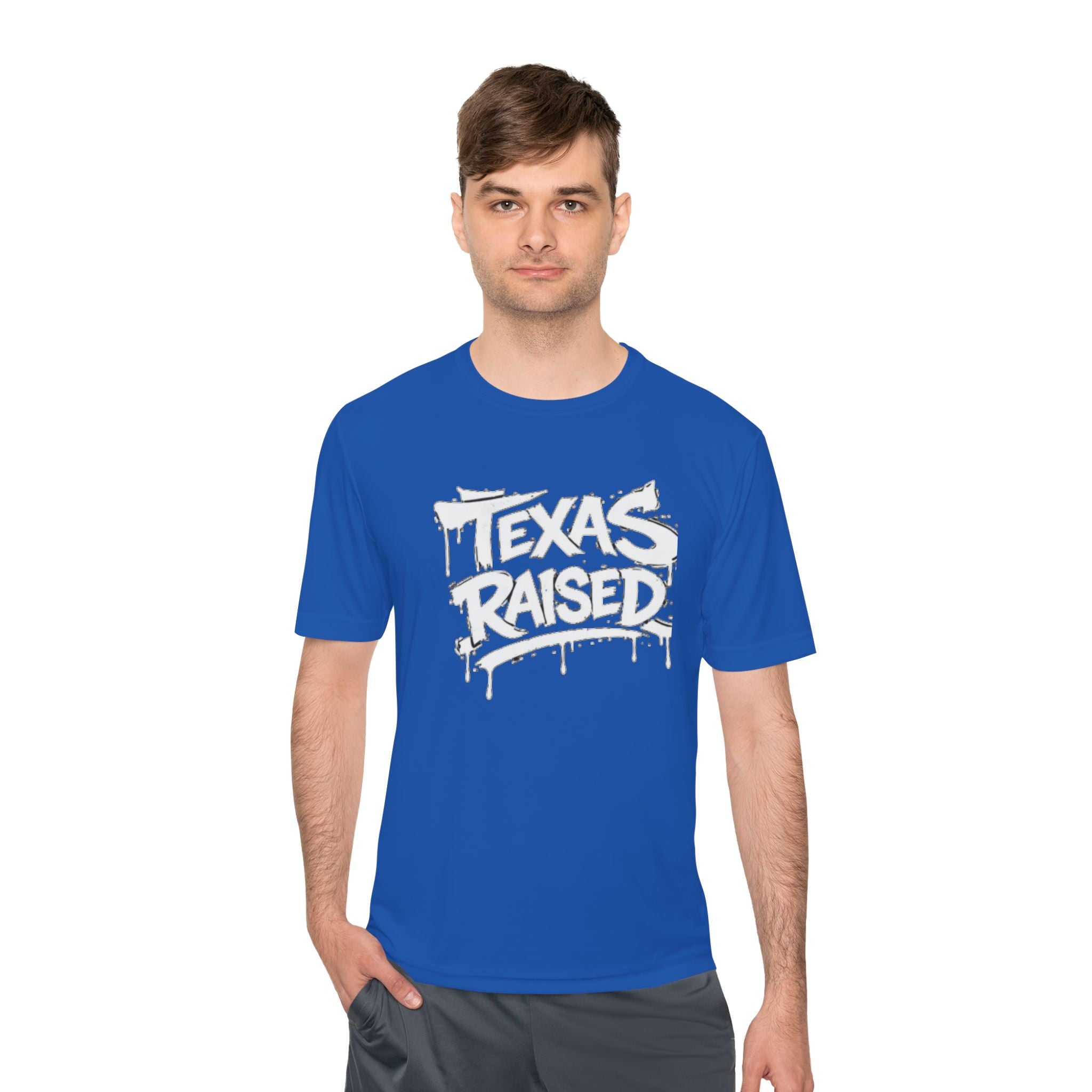 Texas Raised Tee — Graphic Moisture-Wicking Shirt