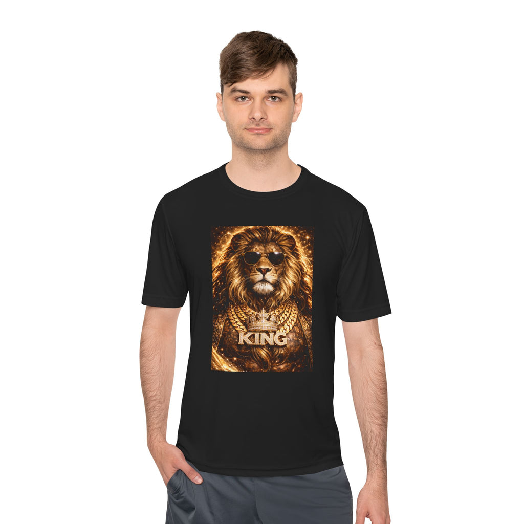 King Lion Graphic Tee — 'KING' Regal Lion Design
