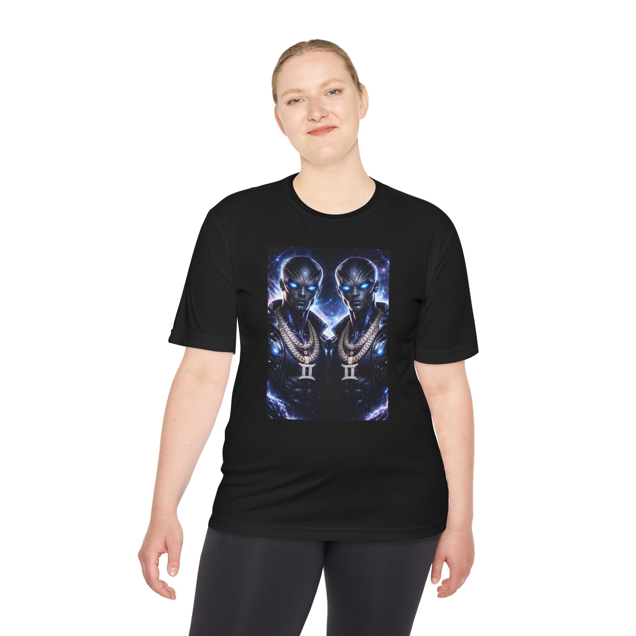 Gemini Cosmic Twins Tee — Zodiac Gemini Astral Graphic Shirt