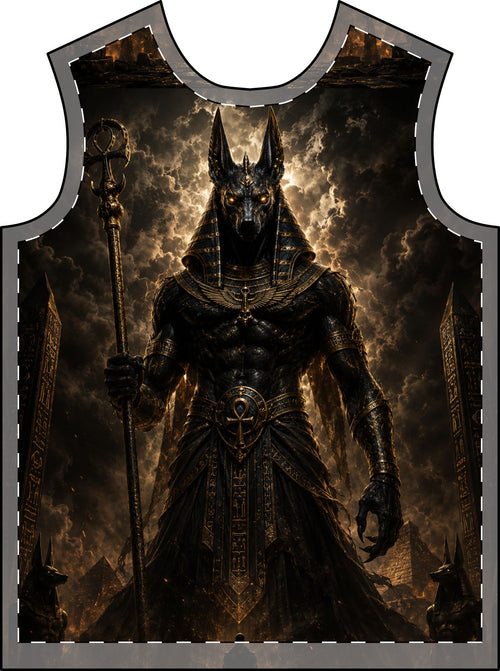 Anubis God T-Shirt – Dark Egyptian Mythology Graphic Tee