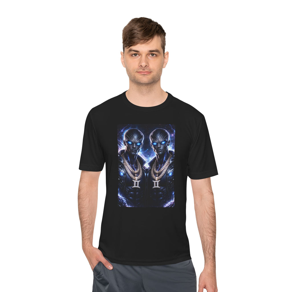 Gemini Cosmic Twins Tee — Zodiac Gemini Astral Graphic Shirt