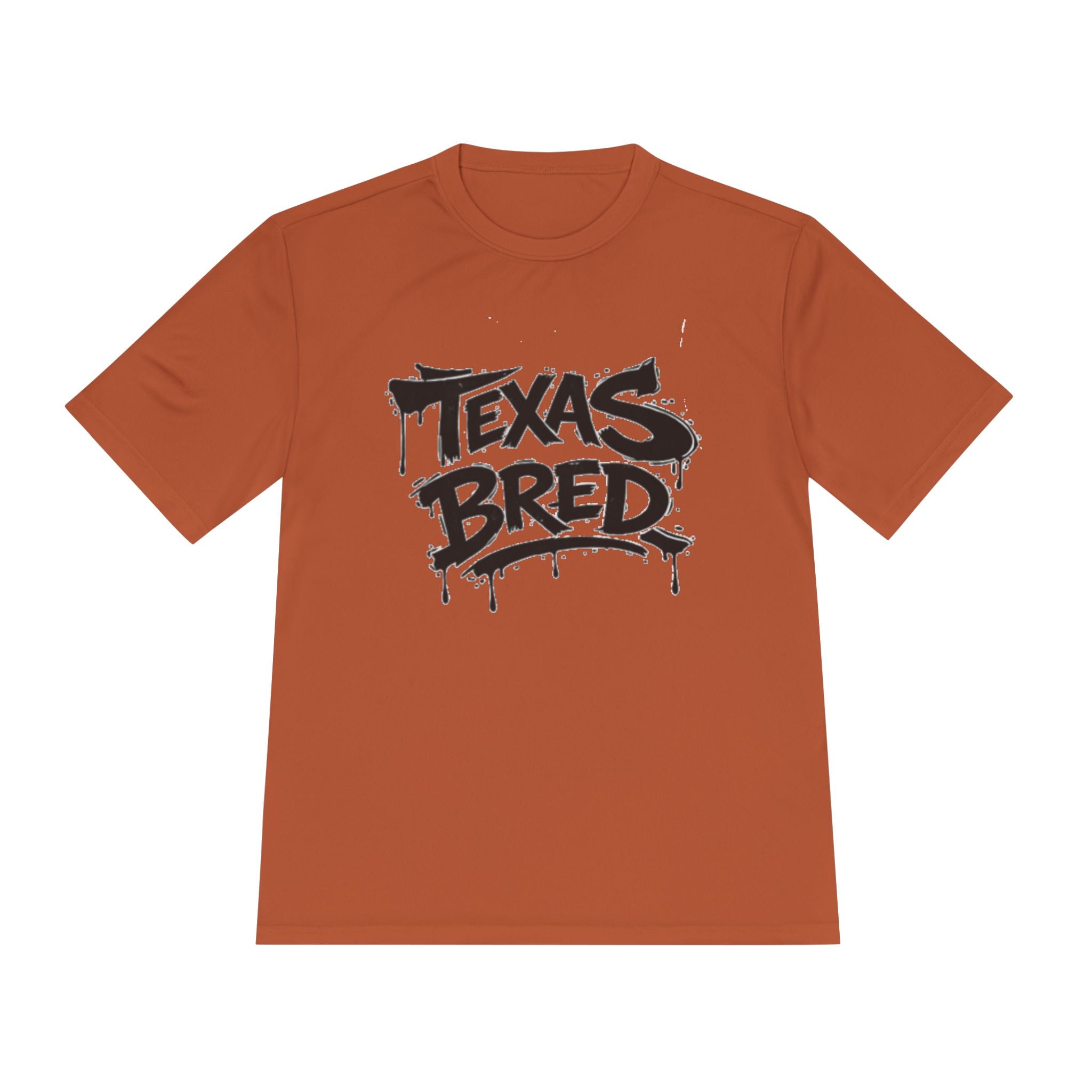 Texas Bred Moisture-Wicking Tee — Graffiti Style State Pride Shirt