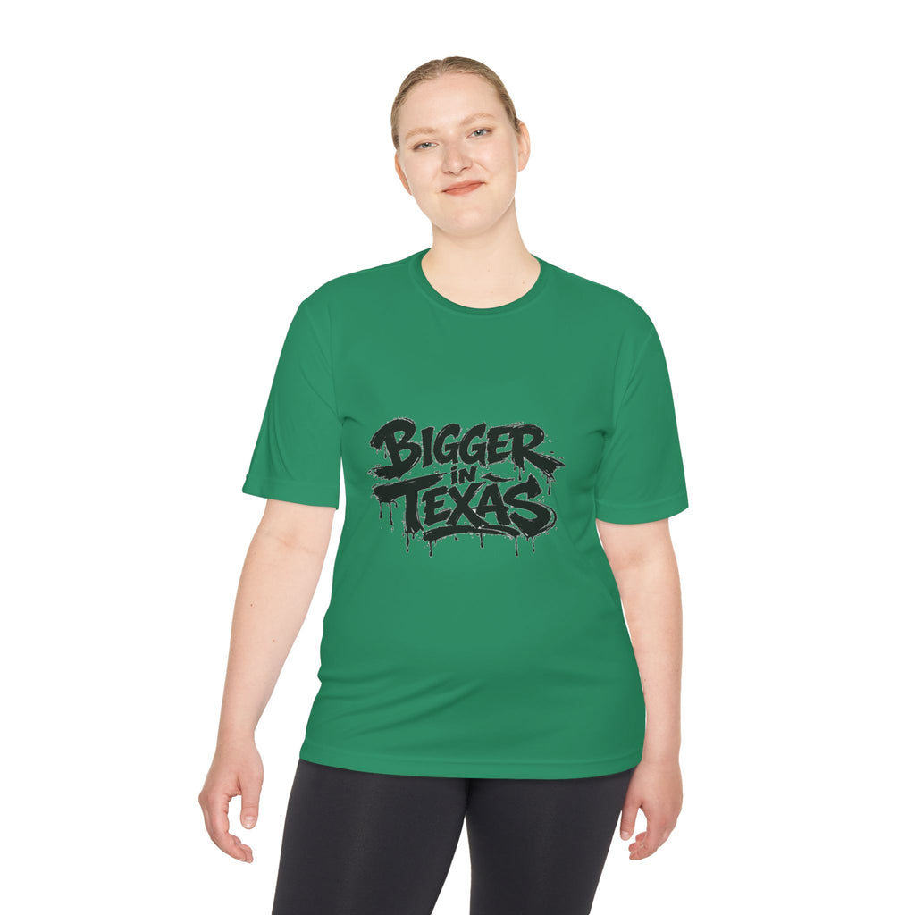 Bigger in Texas Moisture‑Wicking Tee