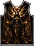 Egyptian Goddess Isis All-Over Print T-Shirt — Dark Isis-Inspired Mythic Design