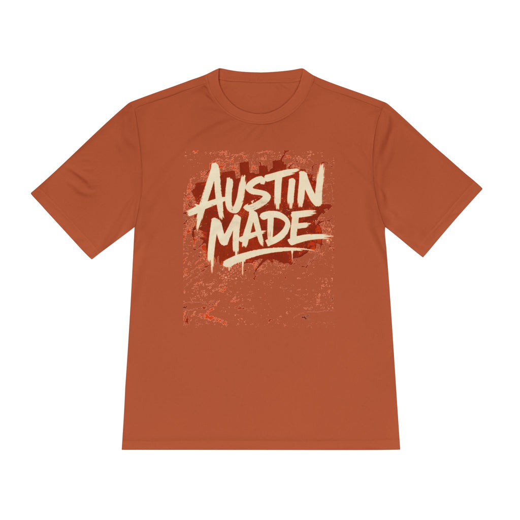 Austin Made Tee — Rustic Brush Script Graphic T‑Shirt