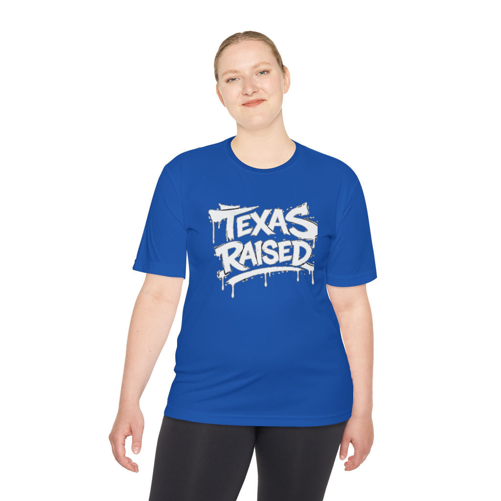 Texas Raised Tee — Graphic Moisture-Wicking Shirt