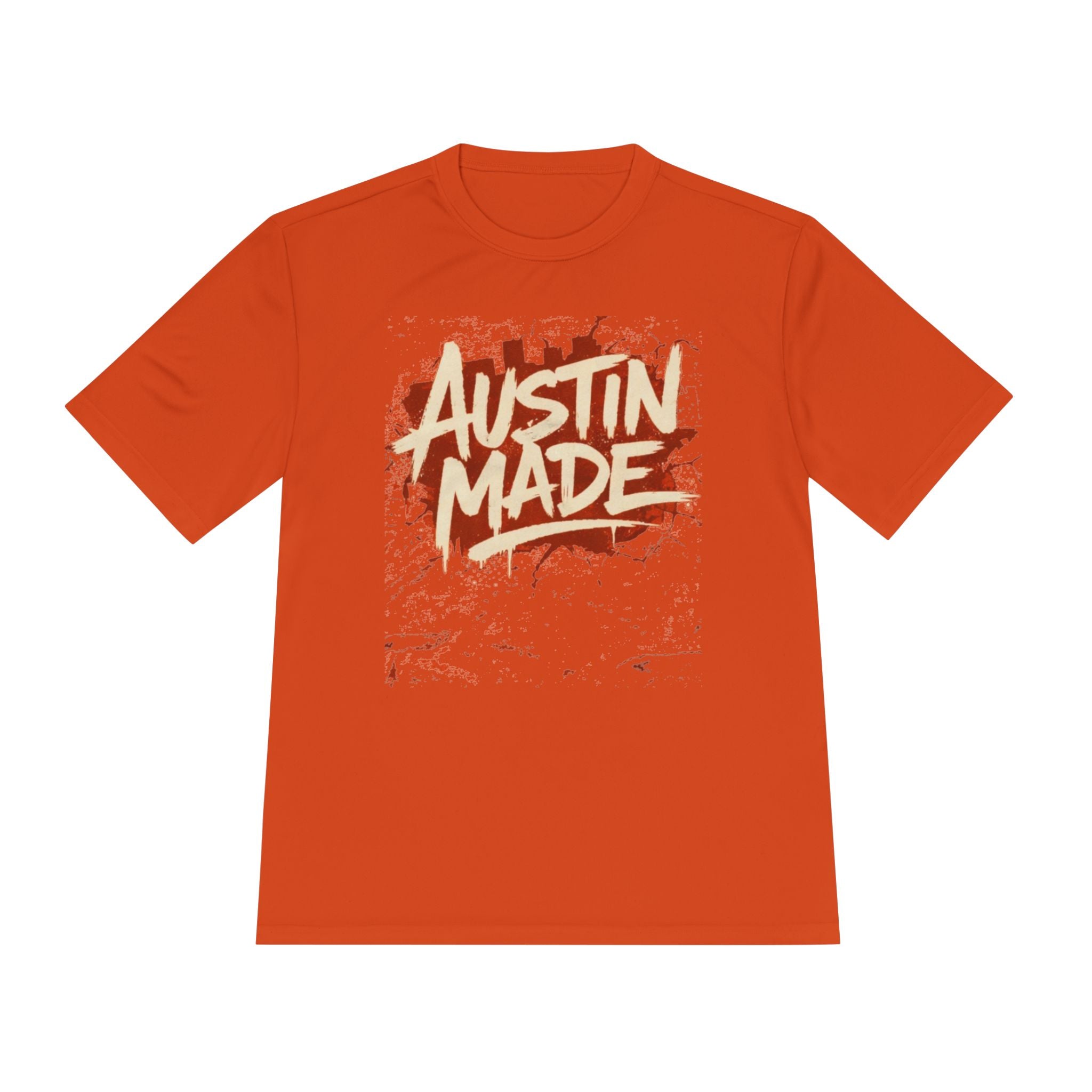 Austin Made Tee — Rustic Brush Script Graphic T‑Shirt