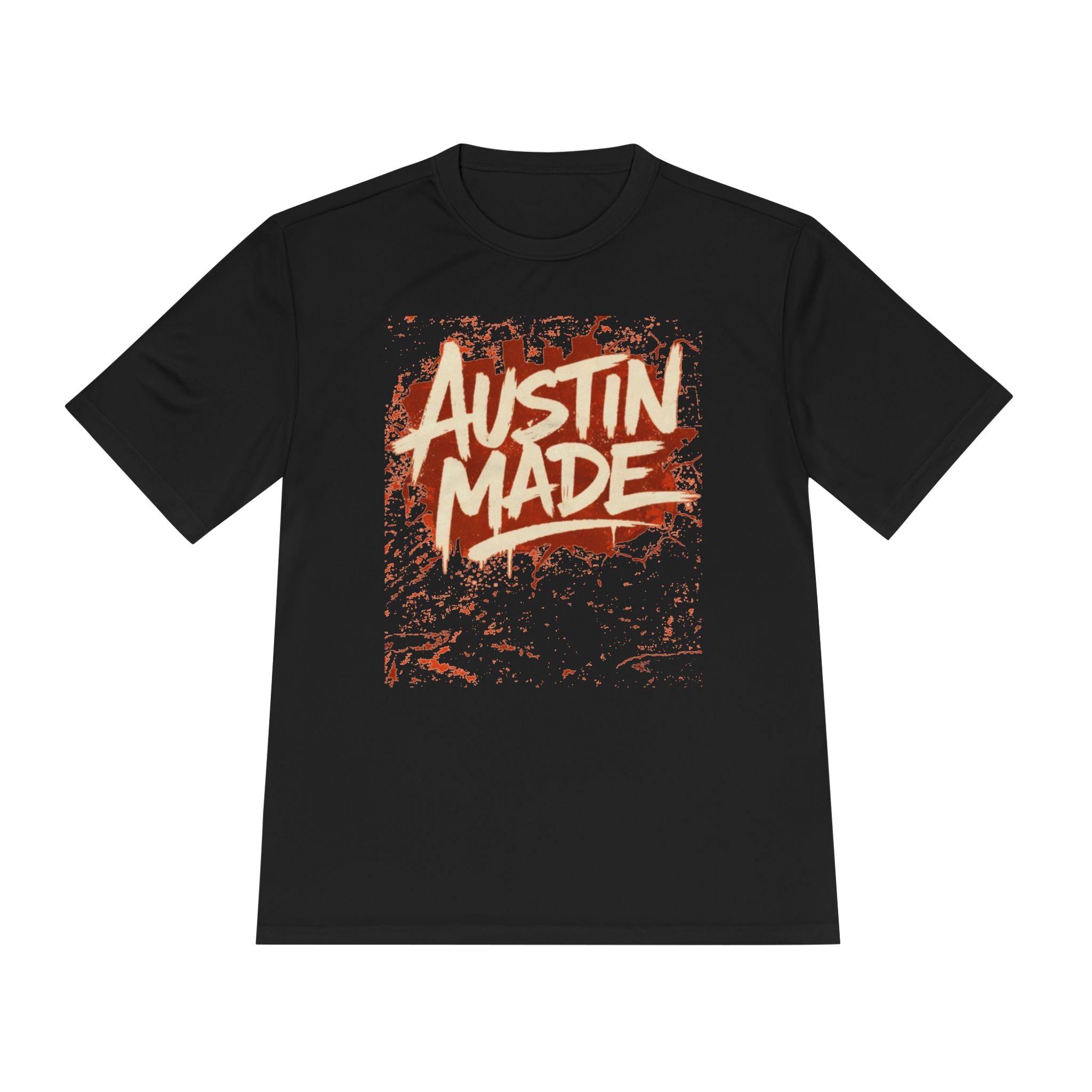 Austin Made Tee — Rustic Brush Script Graphic T‑Shirt
