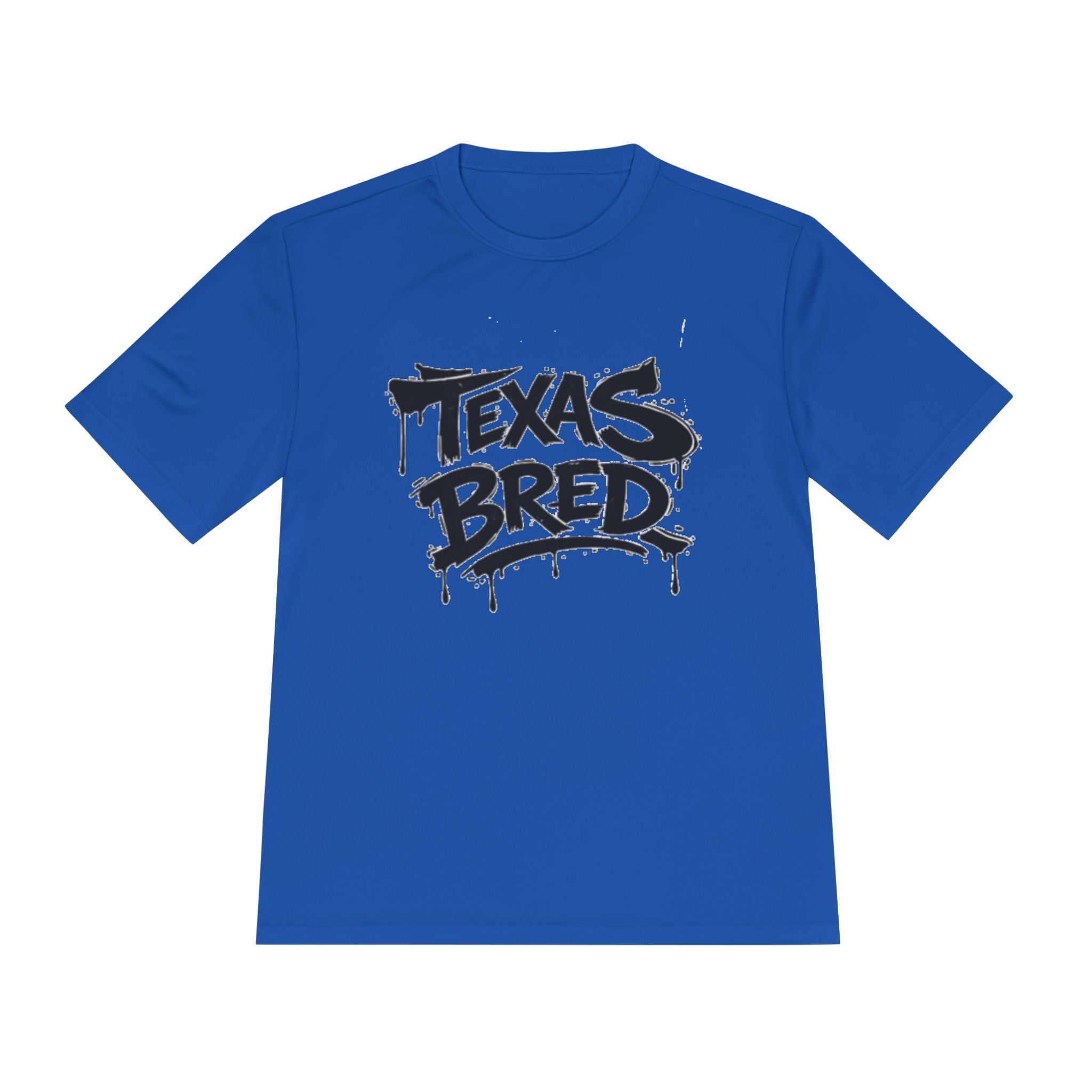 Texas Bred Moisture-Wicking Tee — Graffiti Style State Pride Shirt