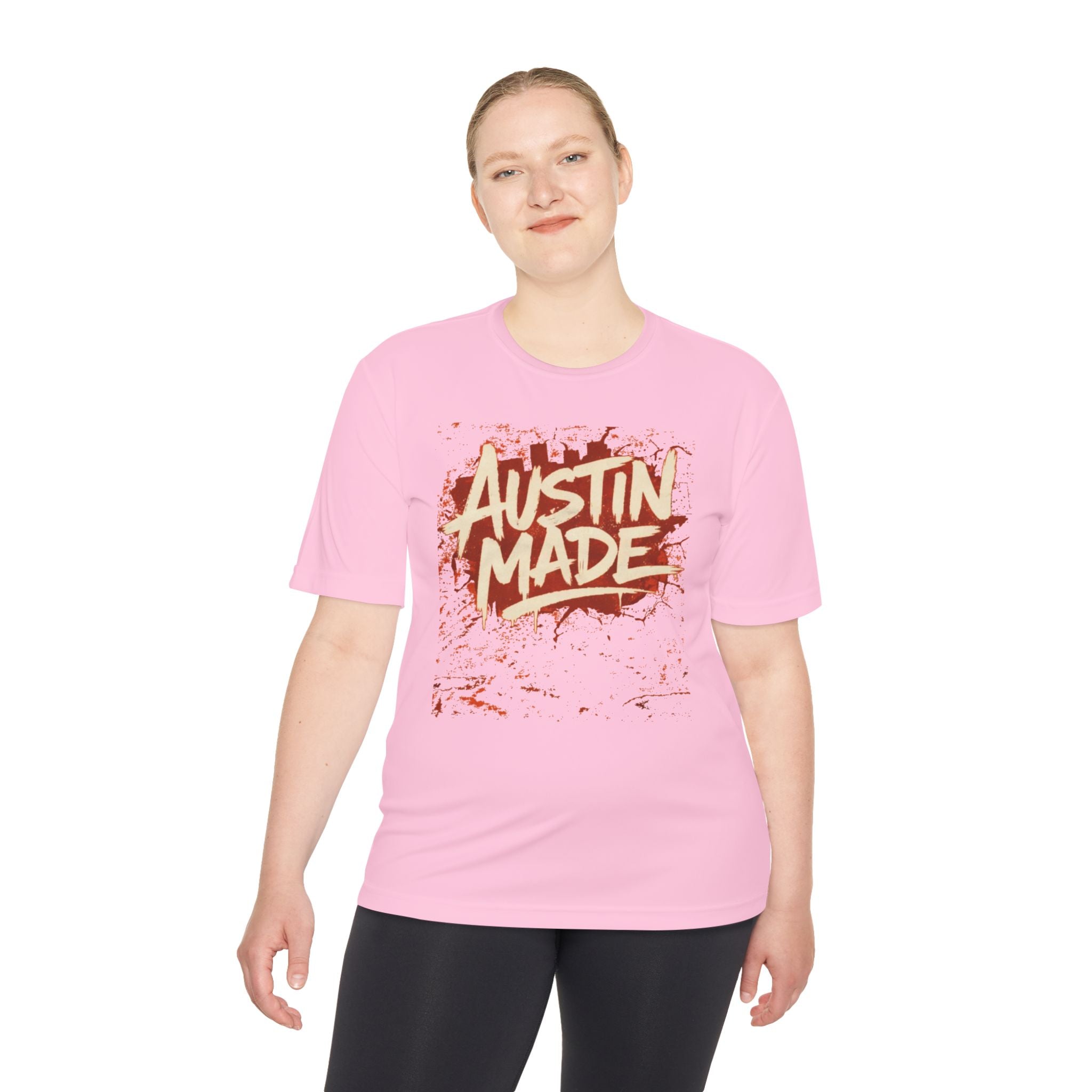 Austin Made Tee — Rustic Brush Script Graphic T‑Shirt