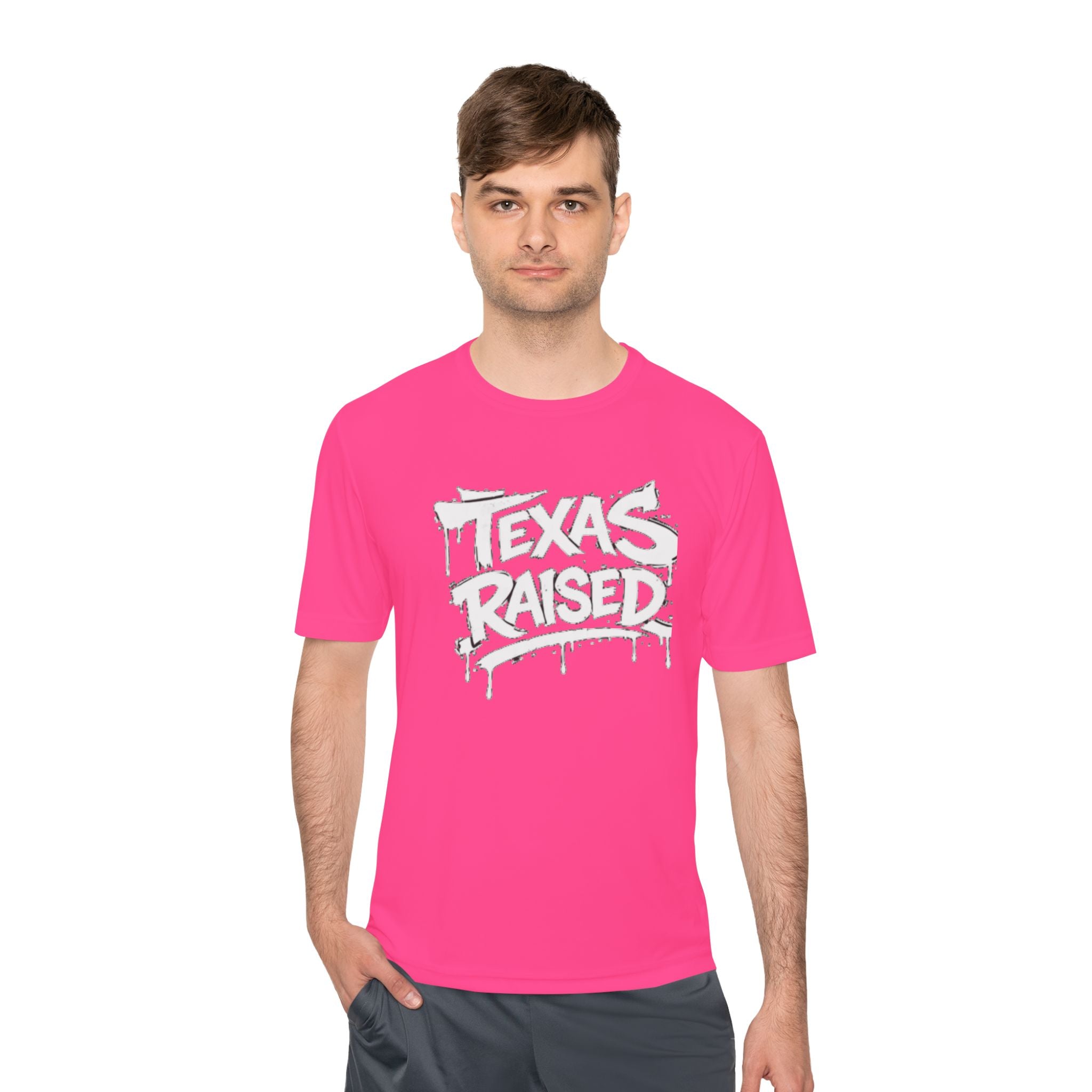 Texas Raised Tee — Graphic Moisture-Wicking Shirt
