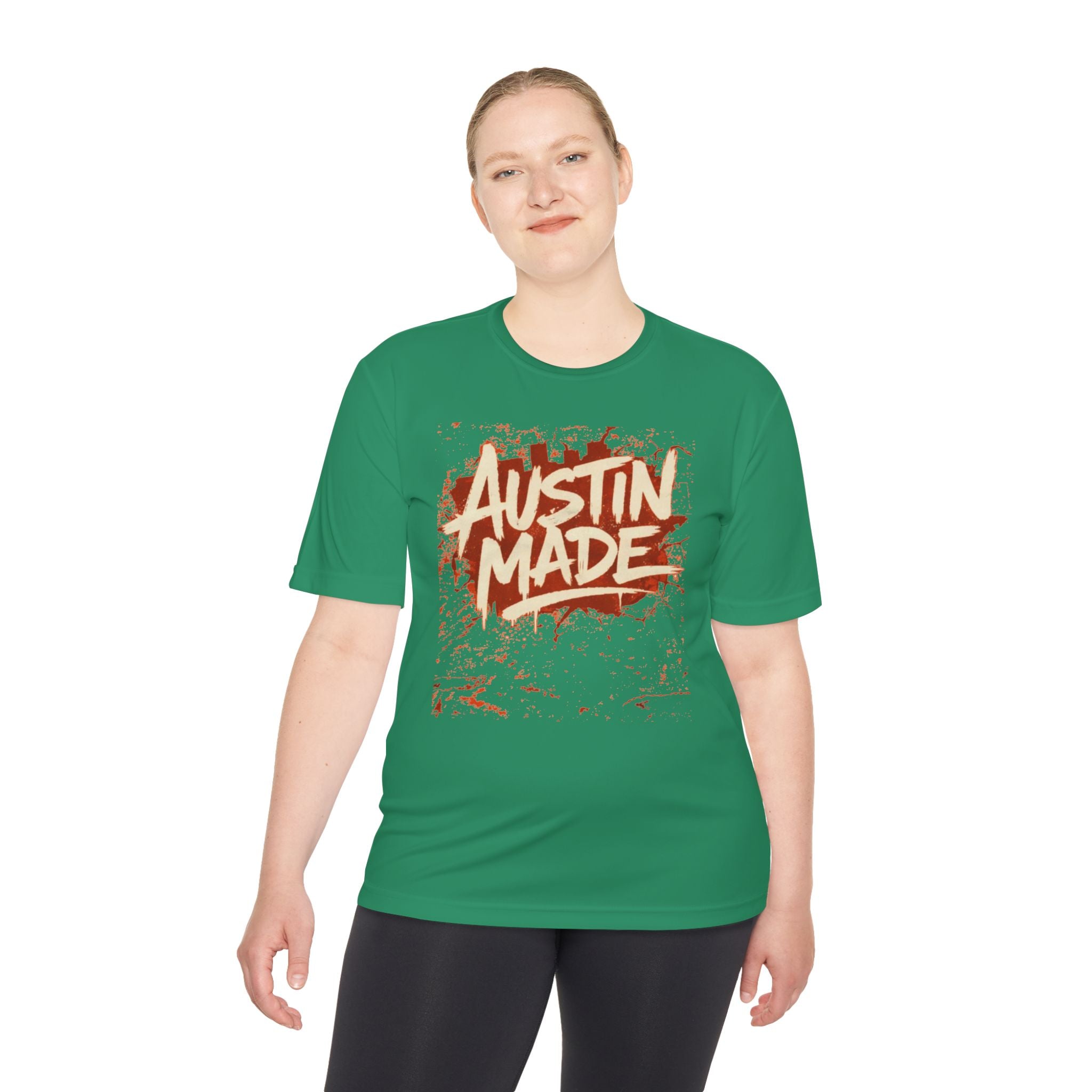 Austin Made Tee — Rustic Brush Script Graphic T‑Shirt