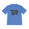 Texas Bred Moisture-Wicking Tee — Graffiti Style State Pride Shirt