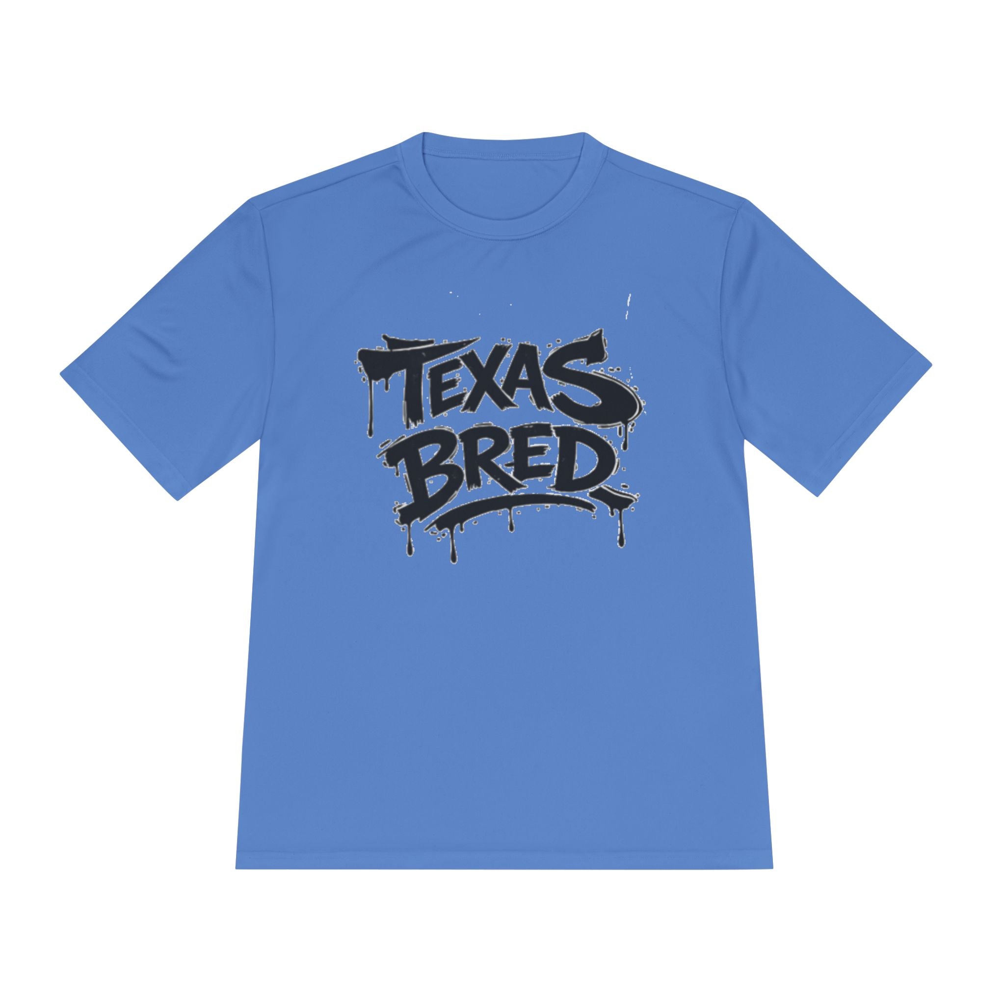 Texas Bred Moisture-Wicking Tee — Graffiti Style State Pride Shirt