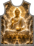 Golden Buddha Meditation T-Shirt — Spiritual Zen Yoga Tee