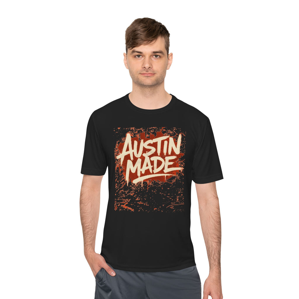 Austin Made Tee — Rustic Brush Script Graphic T‑Shirt