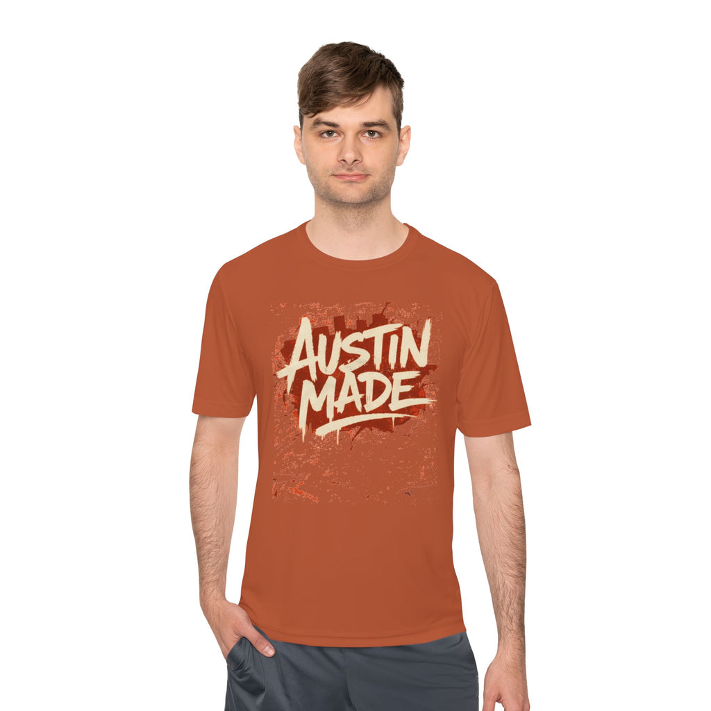 Austin Made Tee — Rustic Brush Script Graphic T‑Shirt