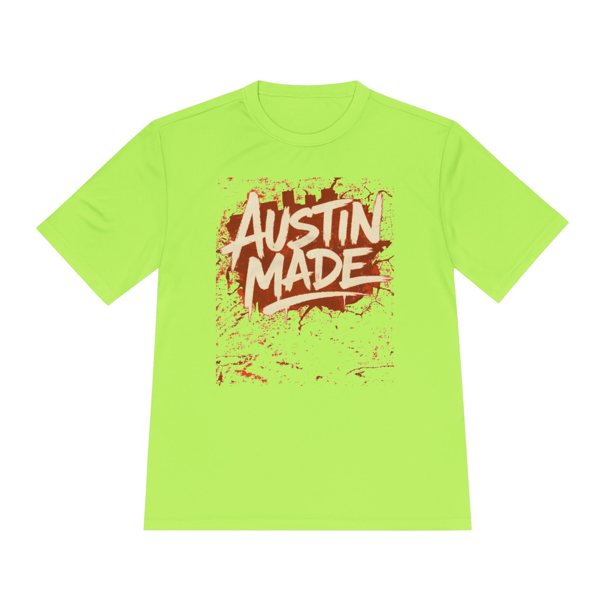 Austin Made Tee — Rustic Brush Script Graphic T‑Shirt