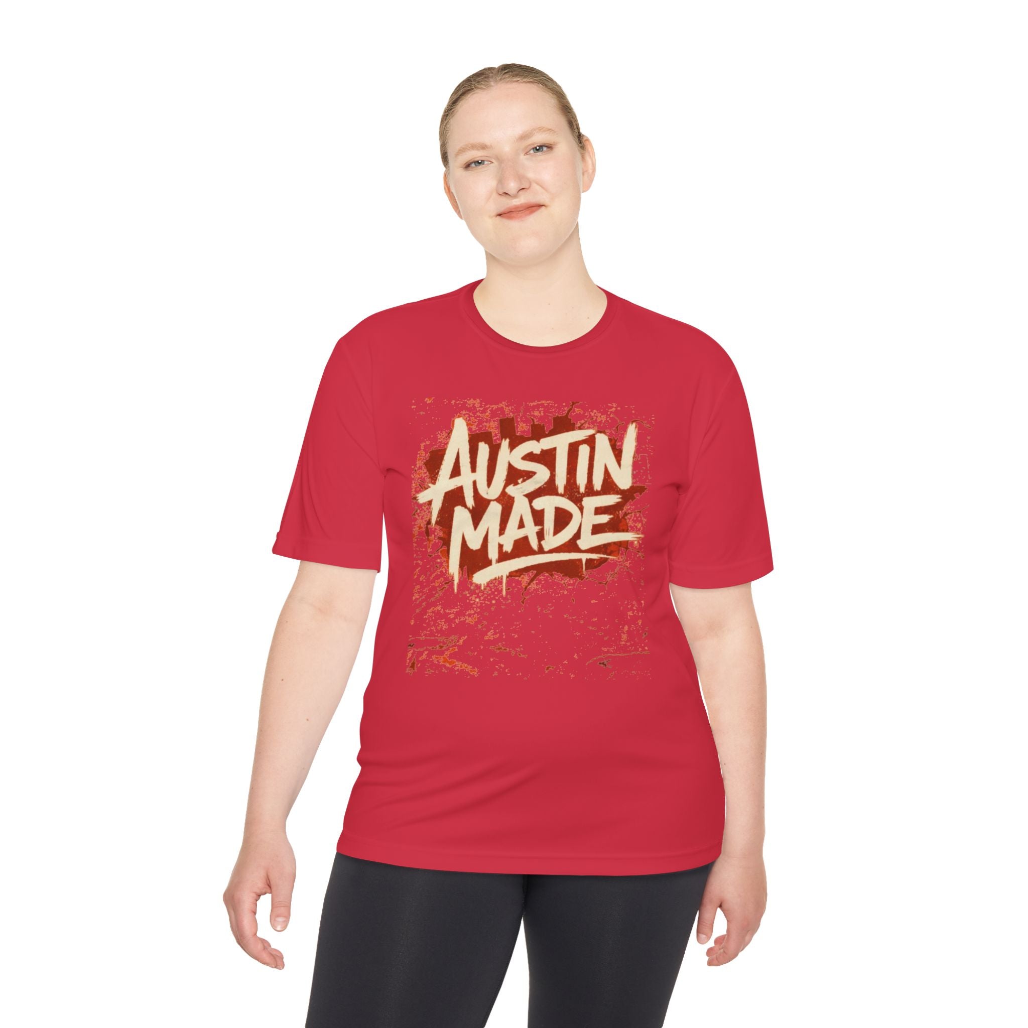 Austin Made Tee — Rustic Brush Script Graphic T‑Shirt