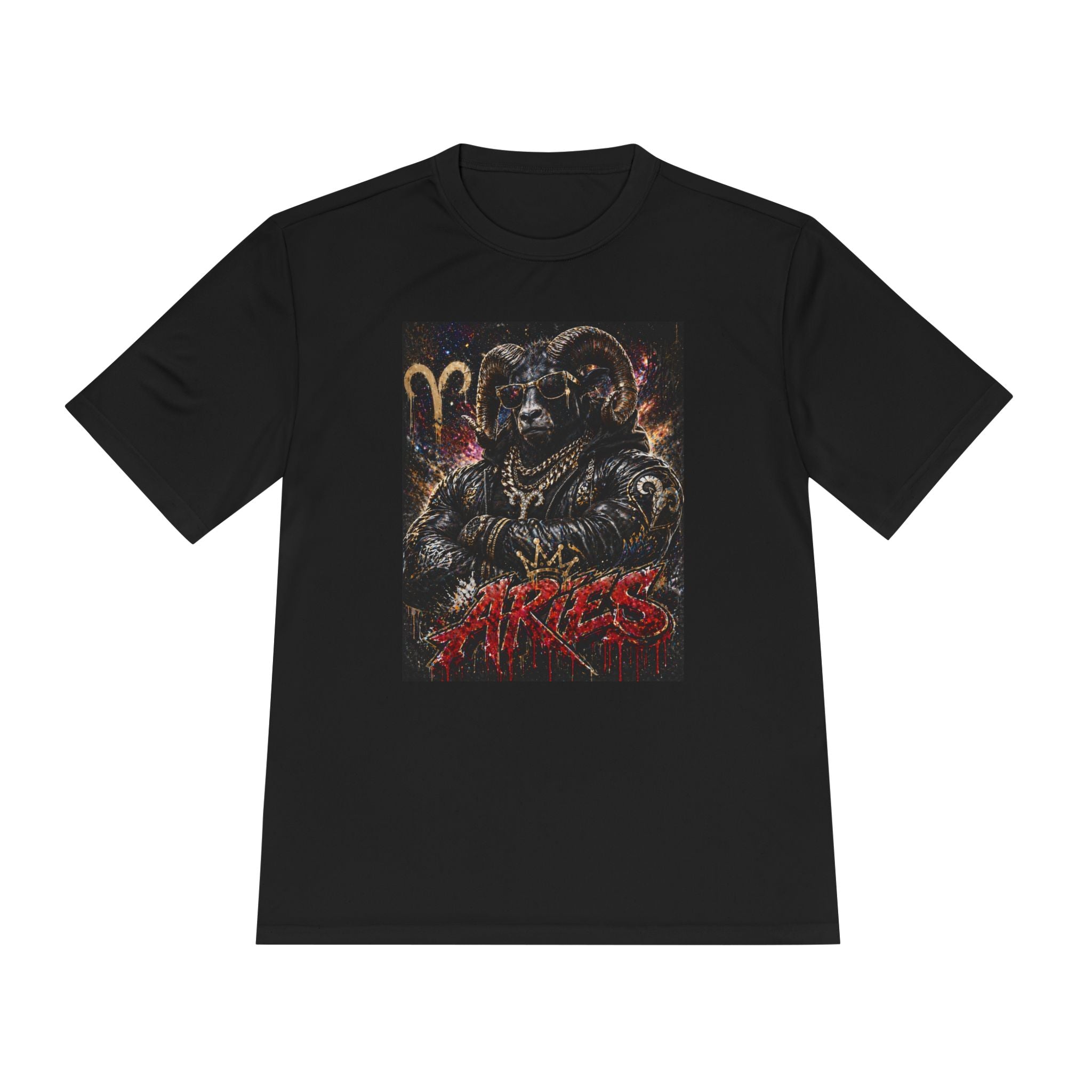 Aries Ram Warrior Graphic Tee — Zodiac Astrology Shirt