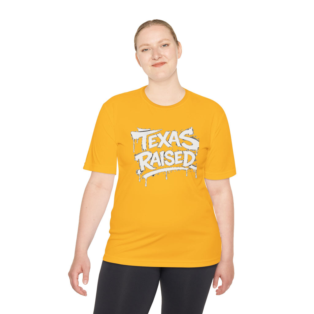 Texas Raised Tee — Graphic Moisture-Wicking Shirt
