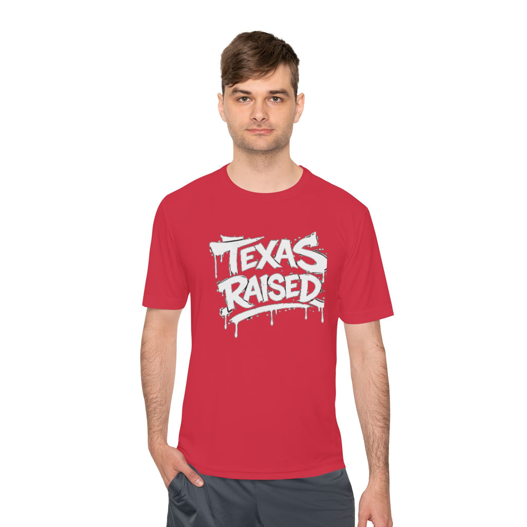 Texas Raised Tee — Graphic Moisture-Wicking Shirt