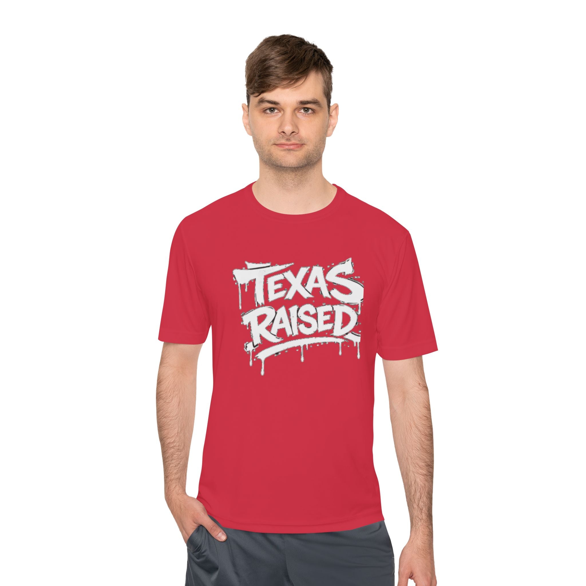 Texas Raised Tee — Graphic Moisture-Wicking Shirt