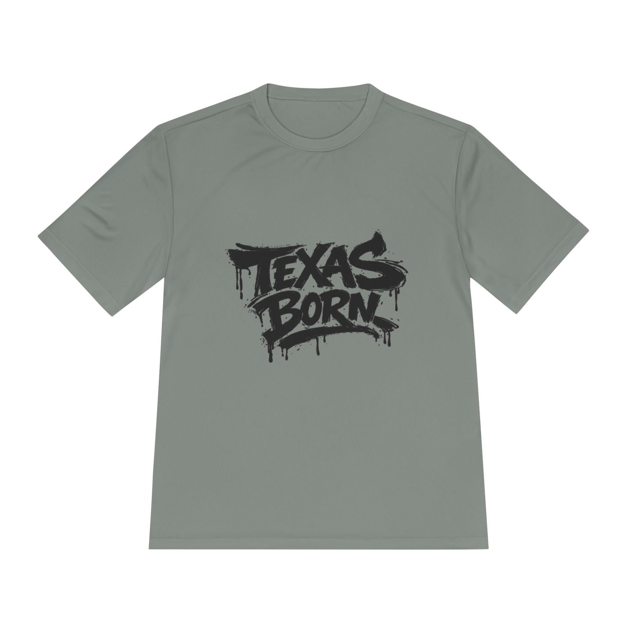 Texas Born Tee — Graffiti Style Texas Pride Moisture-Wicking Shirt