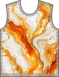 Women's T-Shirt — Golden Orange Marble All-Over Print