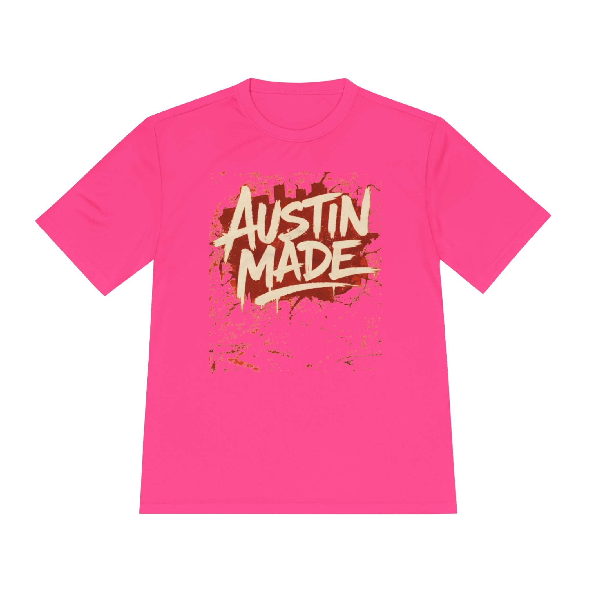 Austin Made Tee — Rustic Brush Script Graphic T‑Shirt