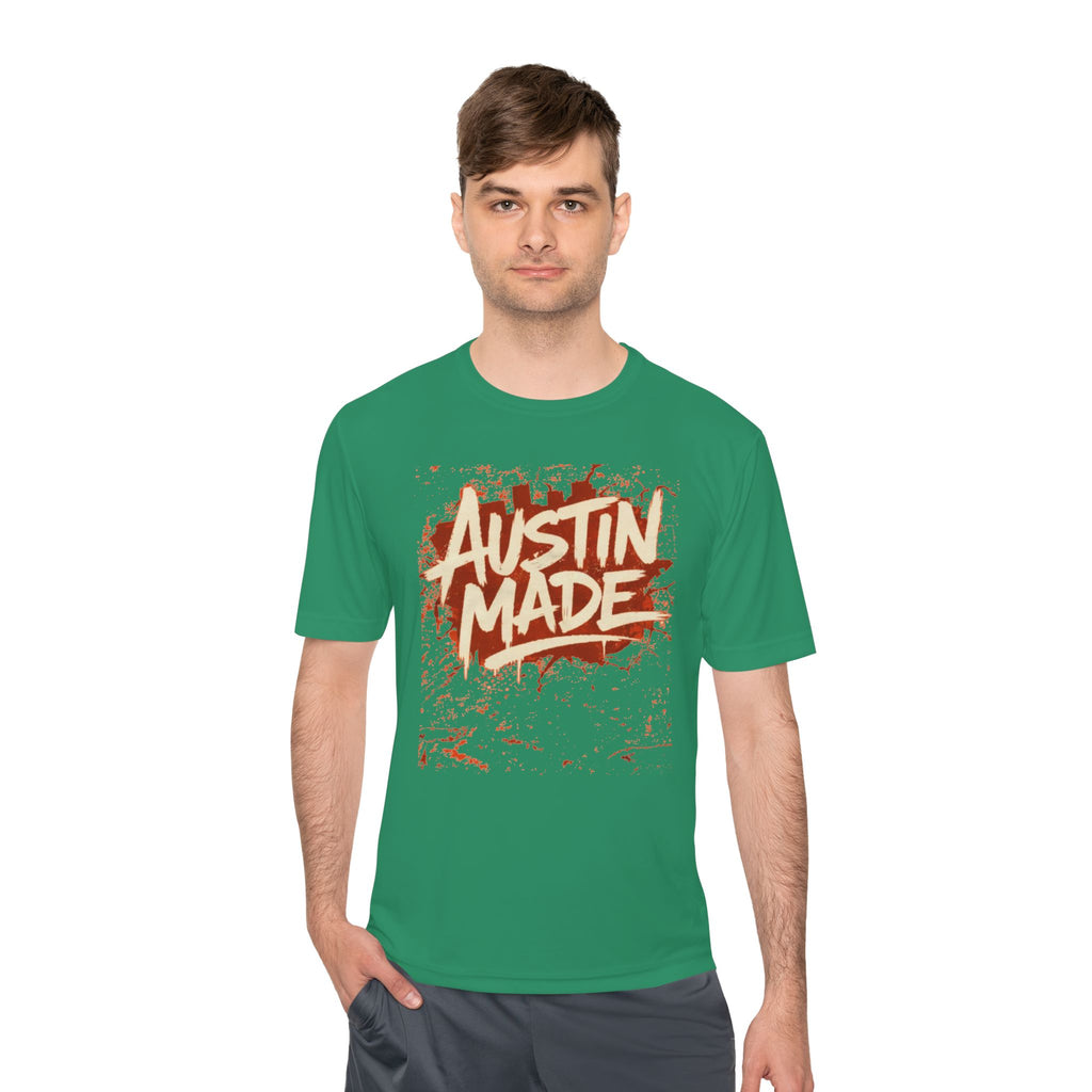 Austin Made Tee — Rustic Brush Script Graphic T‑Shirt