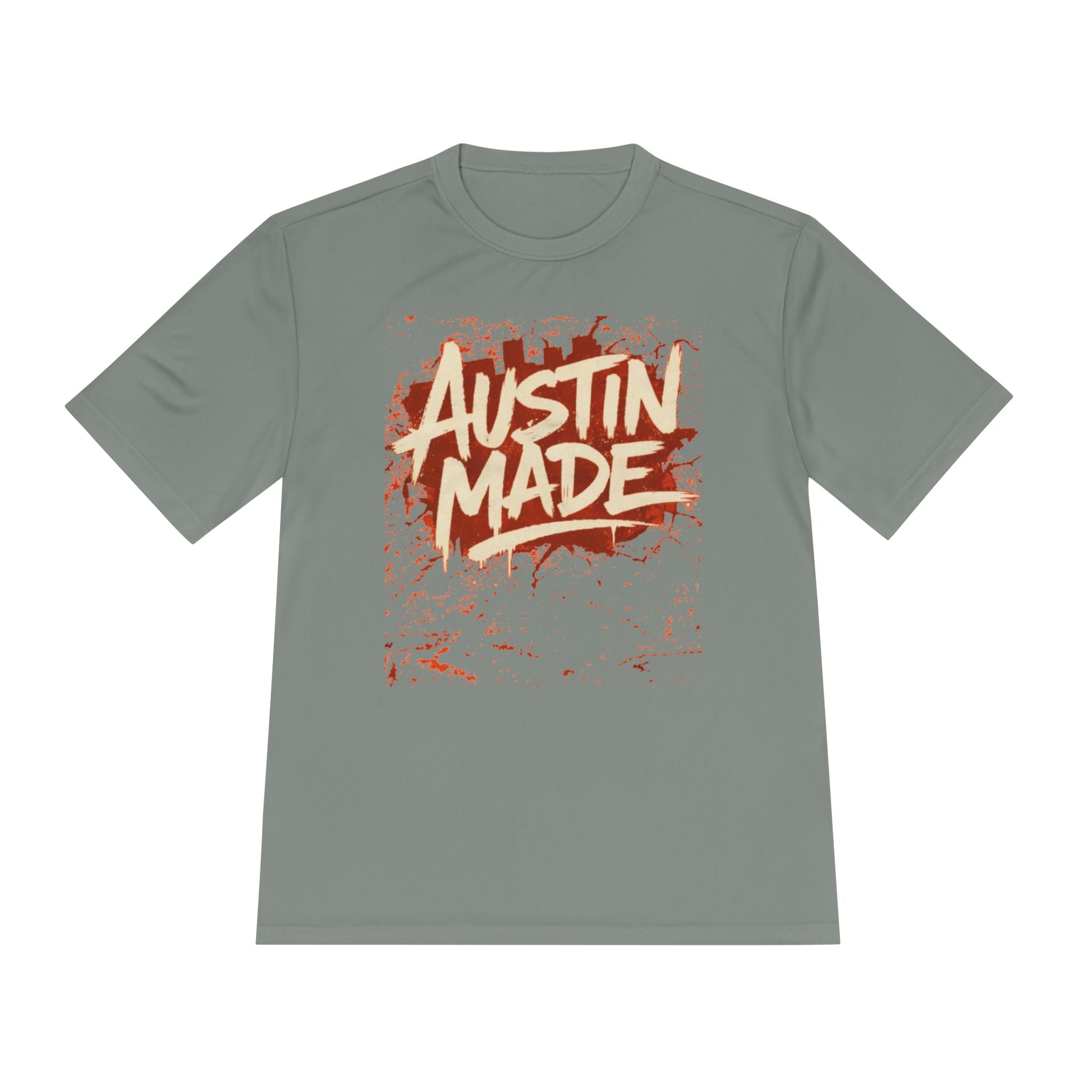 Austin Made Tee — Rustic Brush Script Graphic T‑Shirt