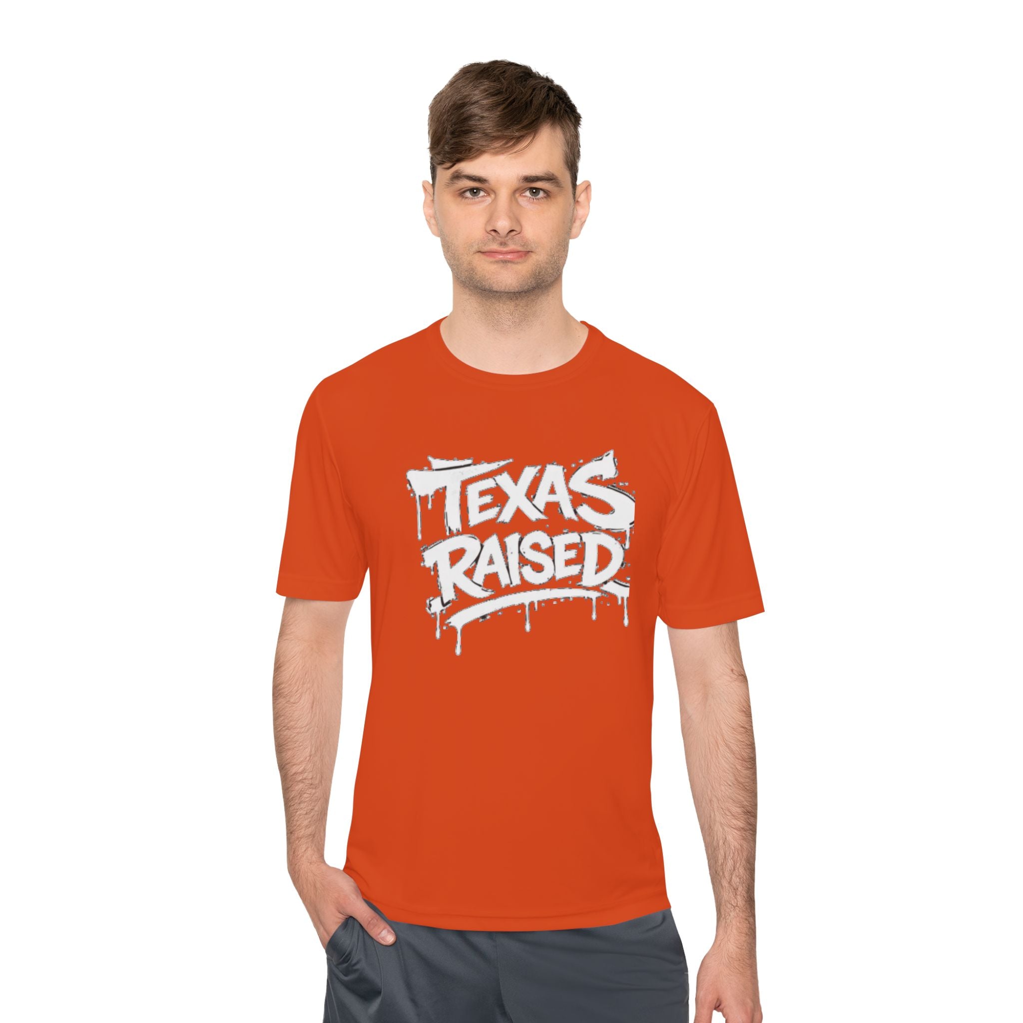 Texas Raised Tee — Graphic Moisture-Wicking Shirt