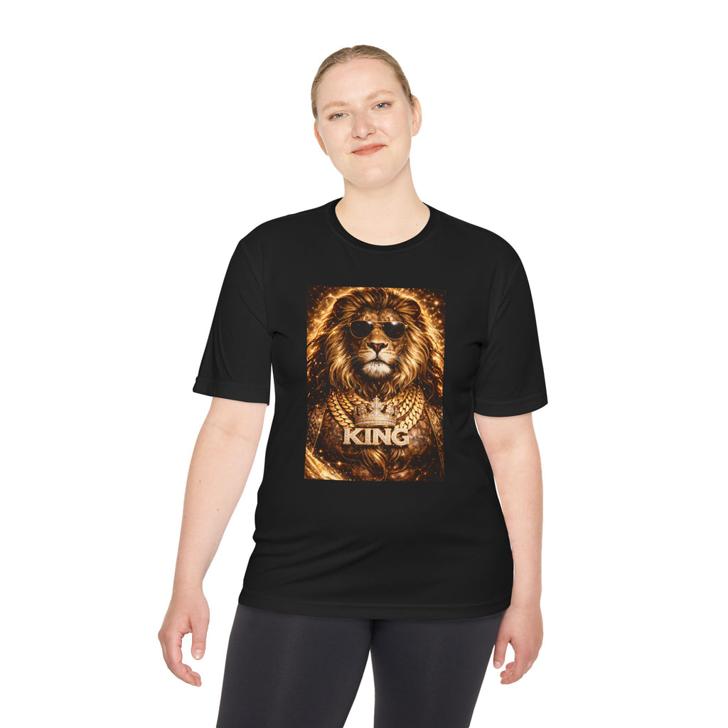 King Lion Graphic Tee — 'KING' Regal Lion Design