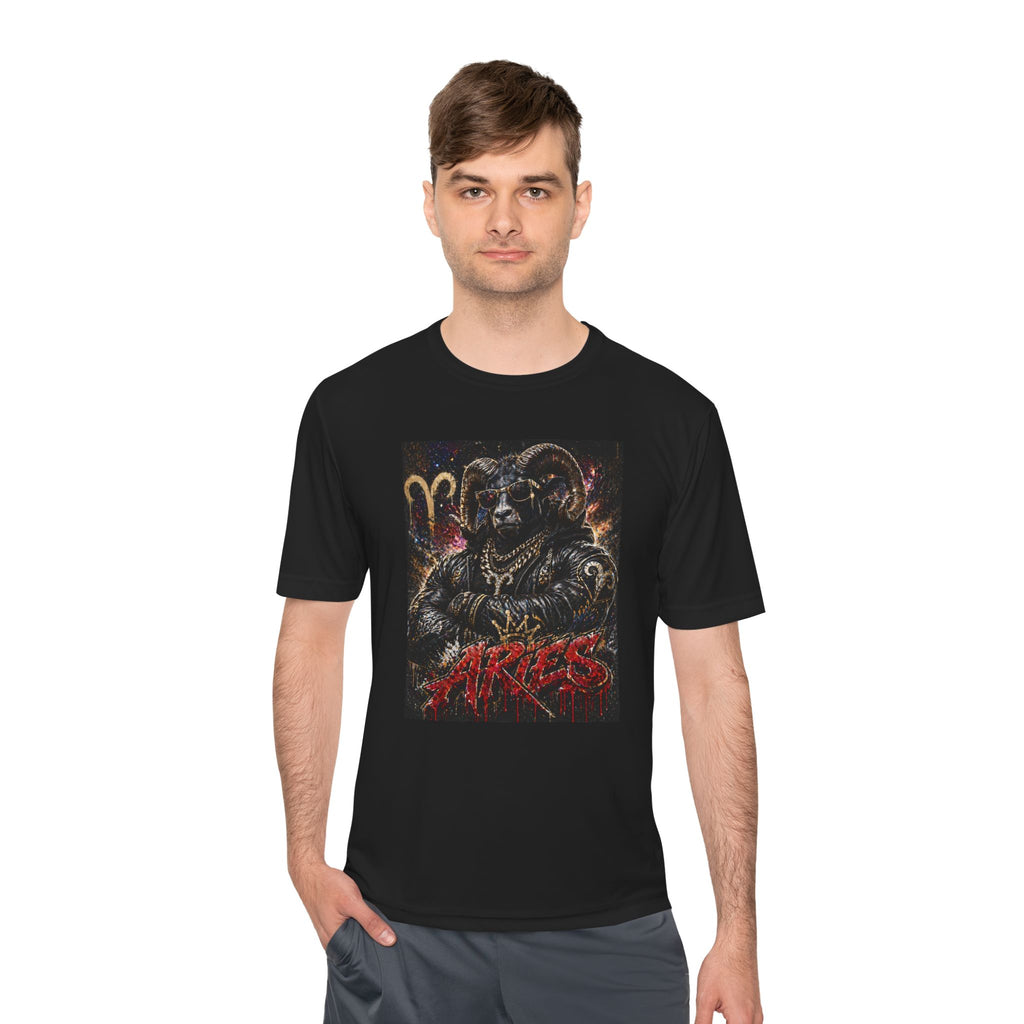 Aries Ram Warrior Graphic Tee — Zodiac Astrology Shirt